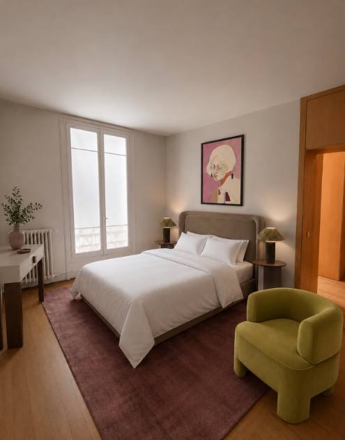 Refined Montaigne 2BR Suite 6P - 4
