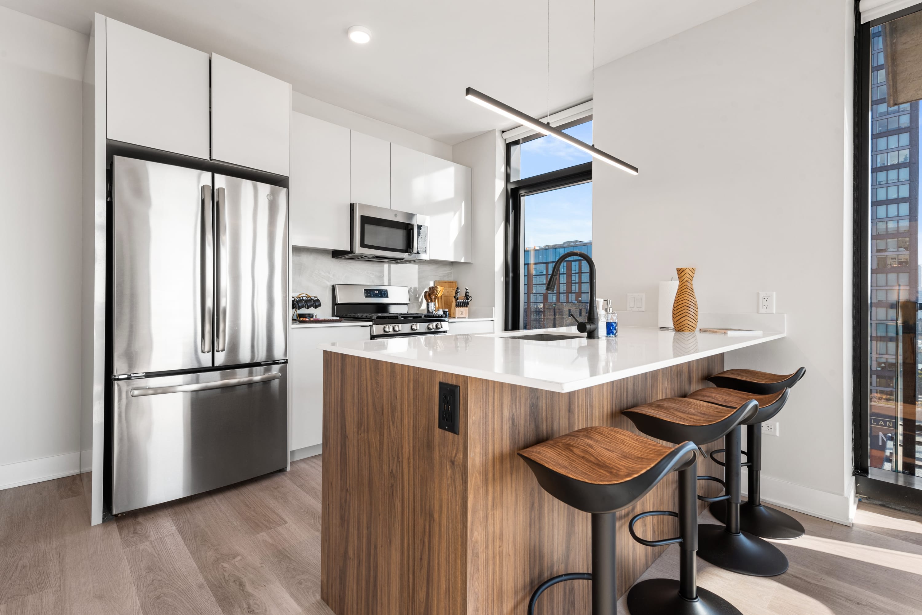 West Loop Scenic Views + Private Balcony Retreat interior 2
