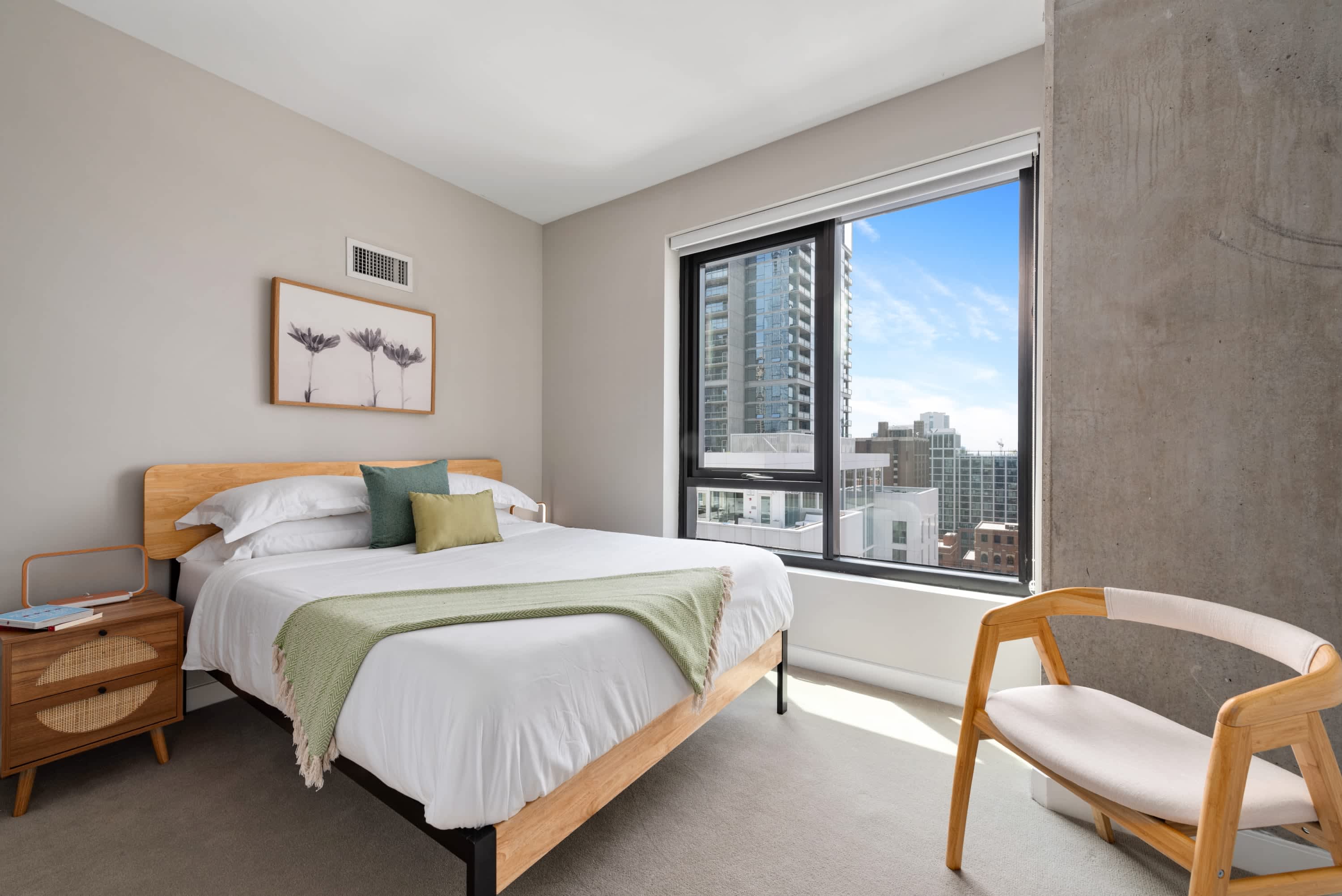 2BR Retreat in Downtown + City Skyline Views interior 3
