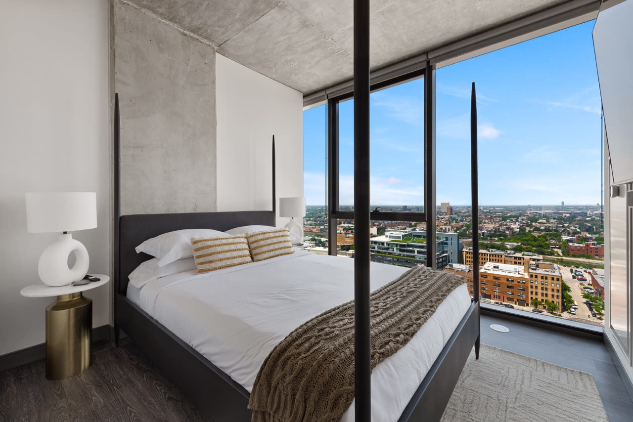Chic Fulton Market Oasis + Curated Comfort & Style interior 3