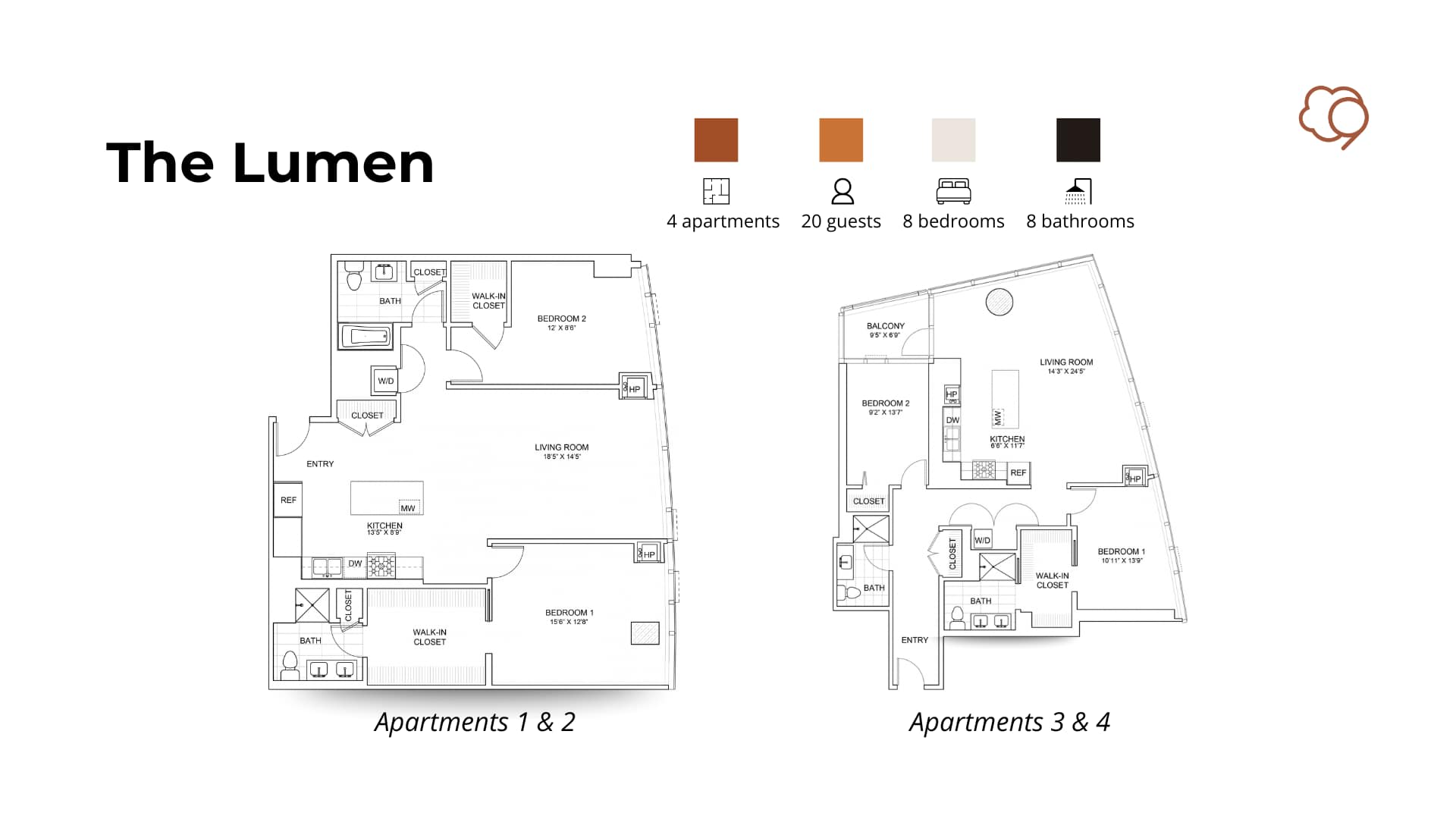 4 Luxury 2BRs, Stay Together in Style, For Groups interior 5