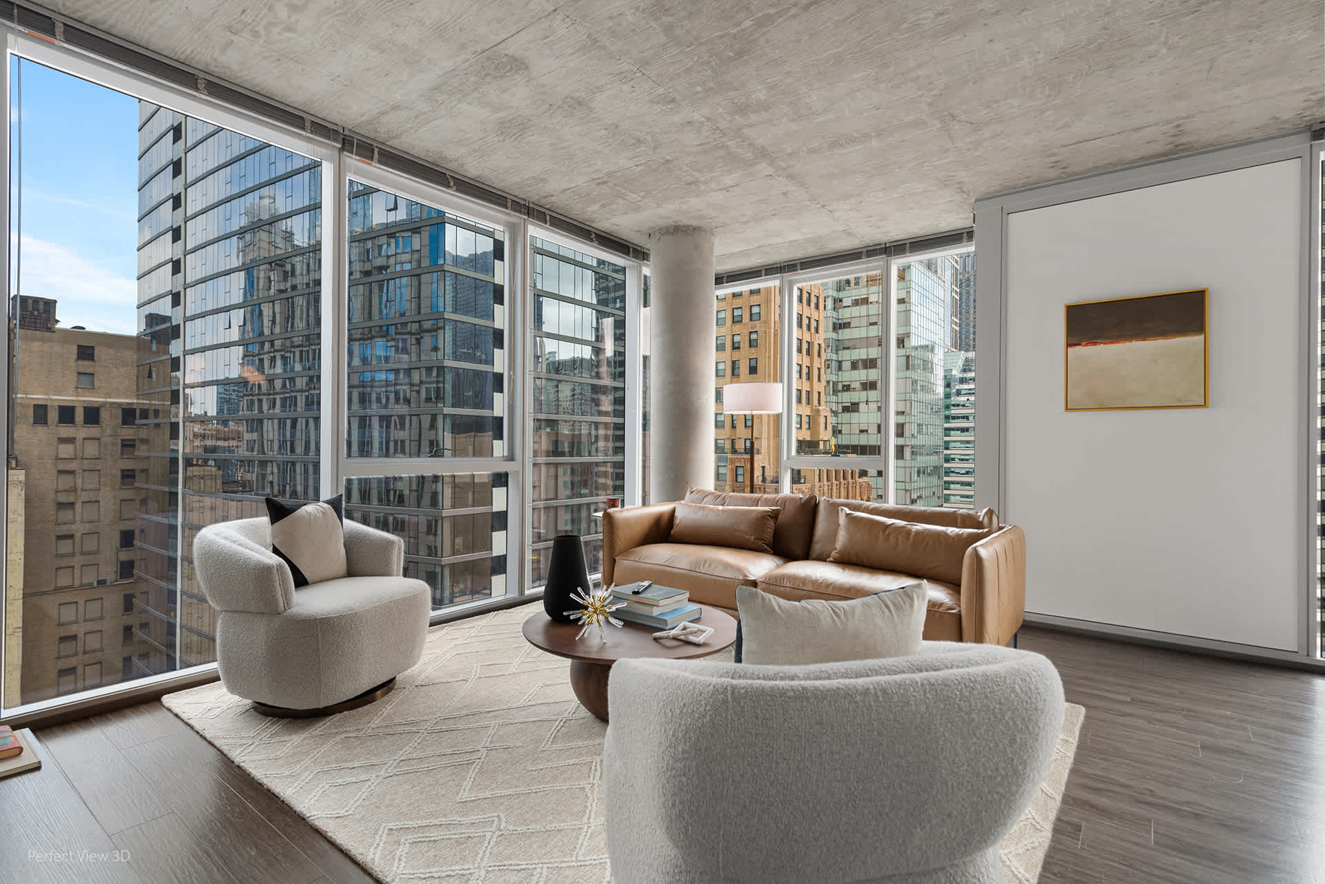 Spacious 3BR 2BA Haven City Views Steps to MagMile interior 4