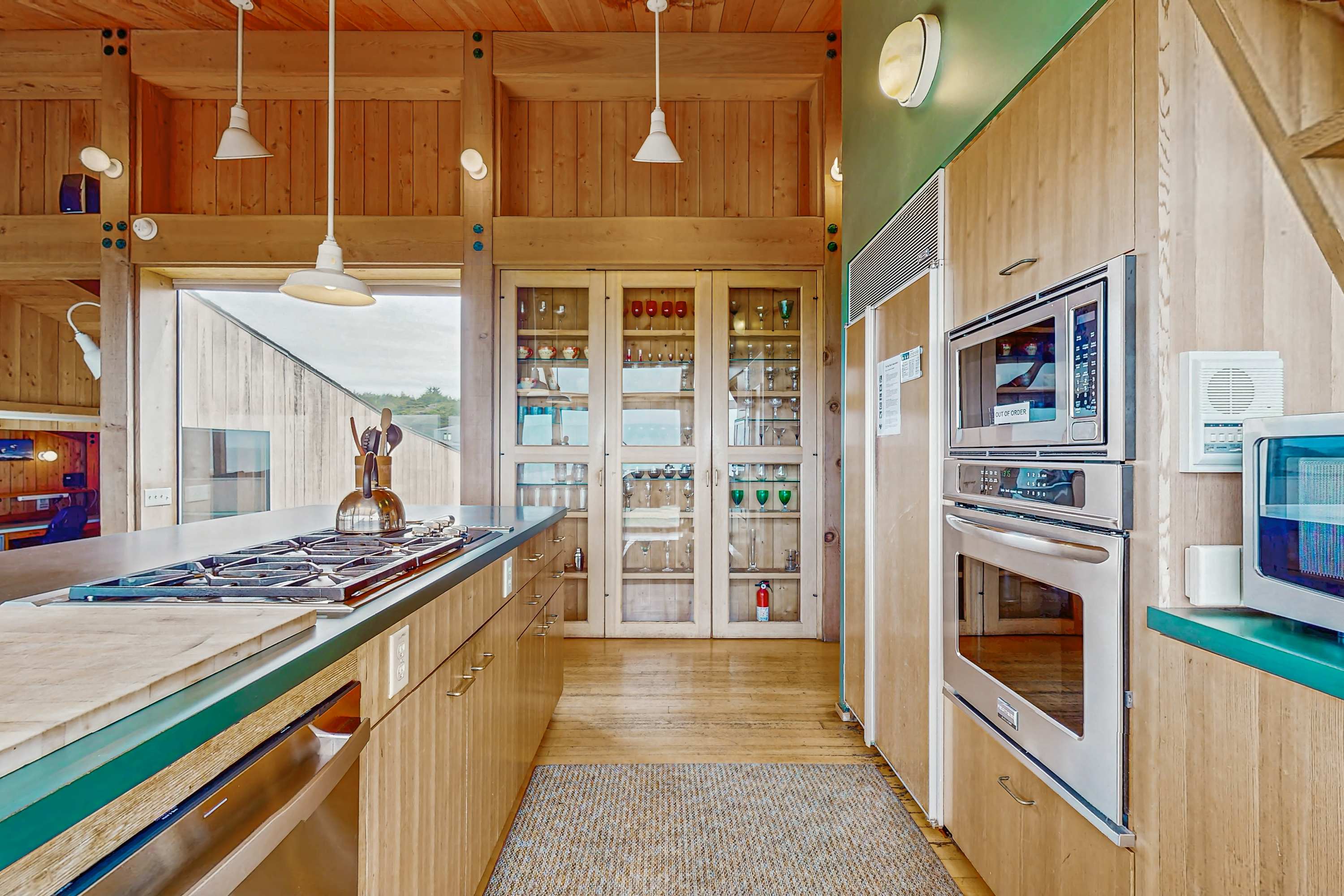 This well-equipped kitchen invites you to whip up delicious meals while enjoying the surrounding natural beauty.