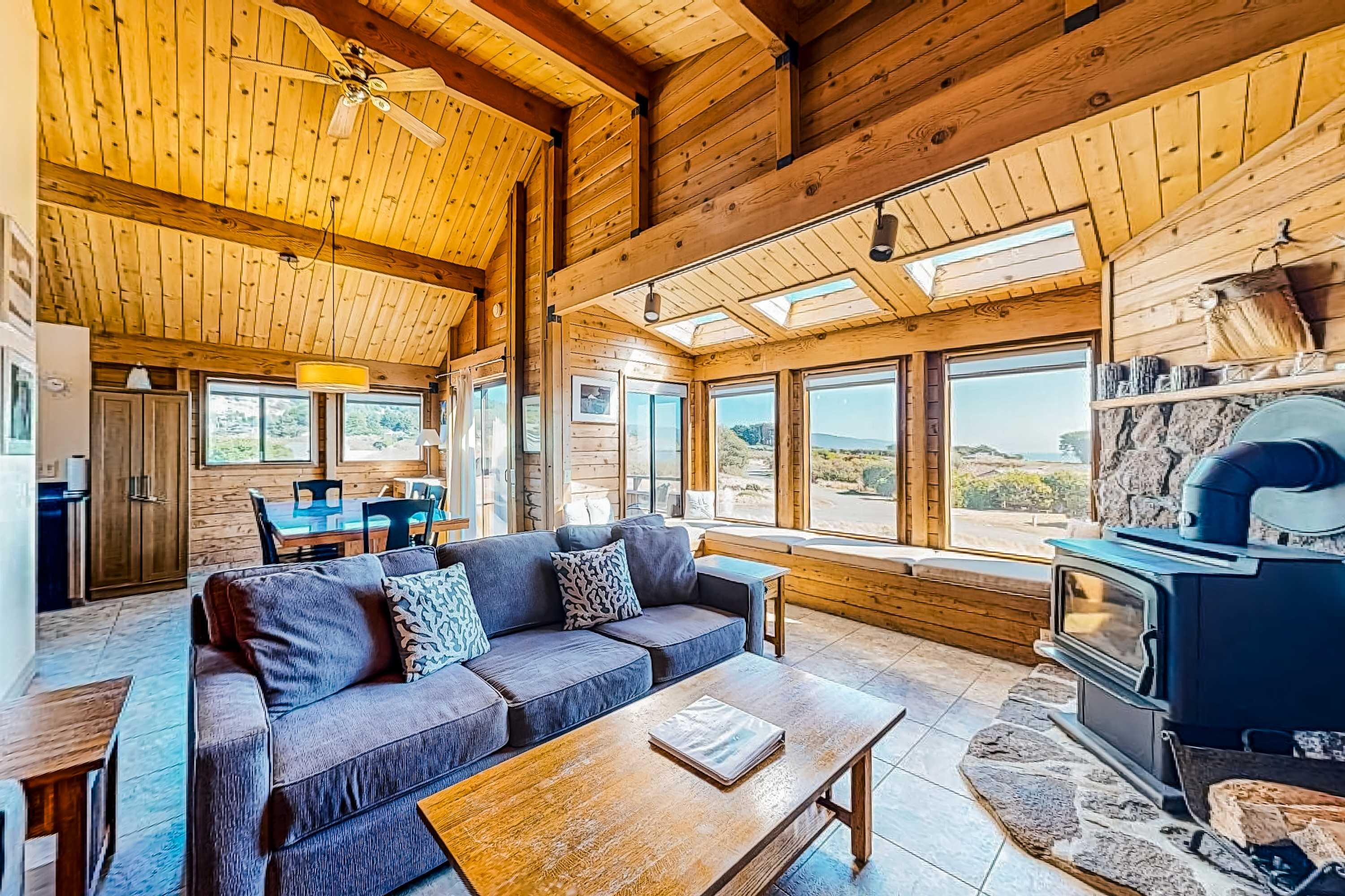 Morning light fills this cozy living room, creating the ideal space for relaxation and family gatherings.