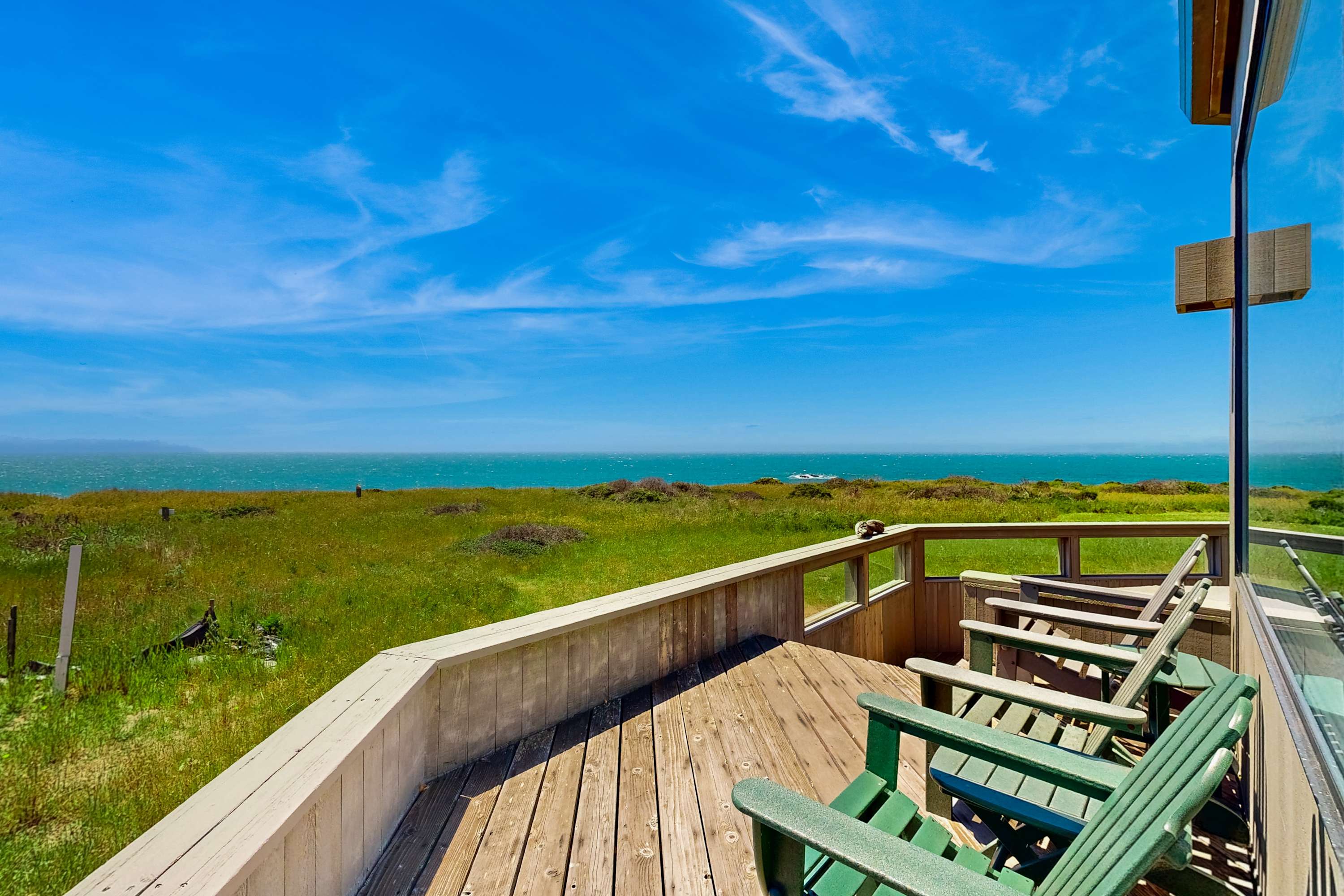 Step onto your private deck and soak in the stunning oceanfront views, perfect for morning coffee or sunset cocktails.