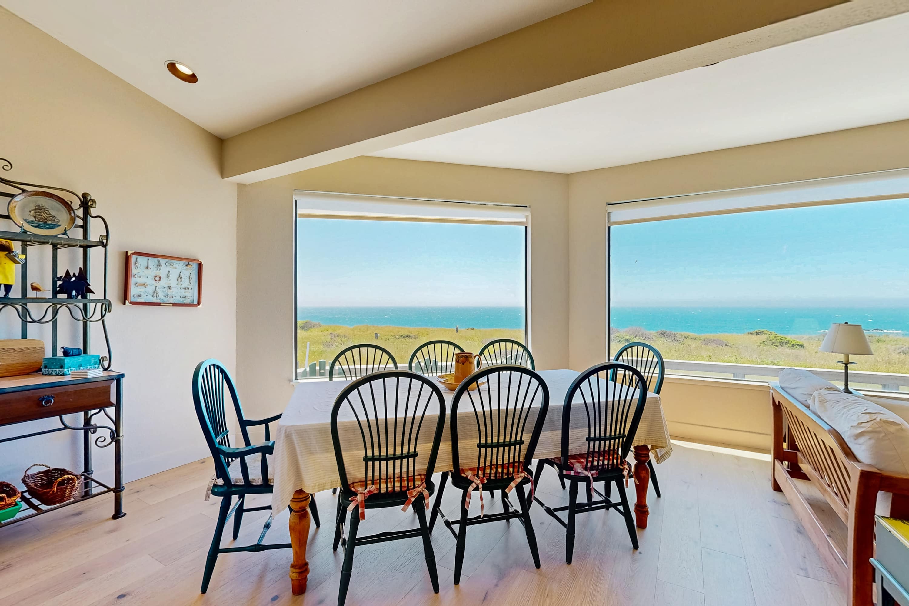 Gather around the dining table where every meal comes with breathtaking views, creating unforgettable moments.