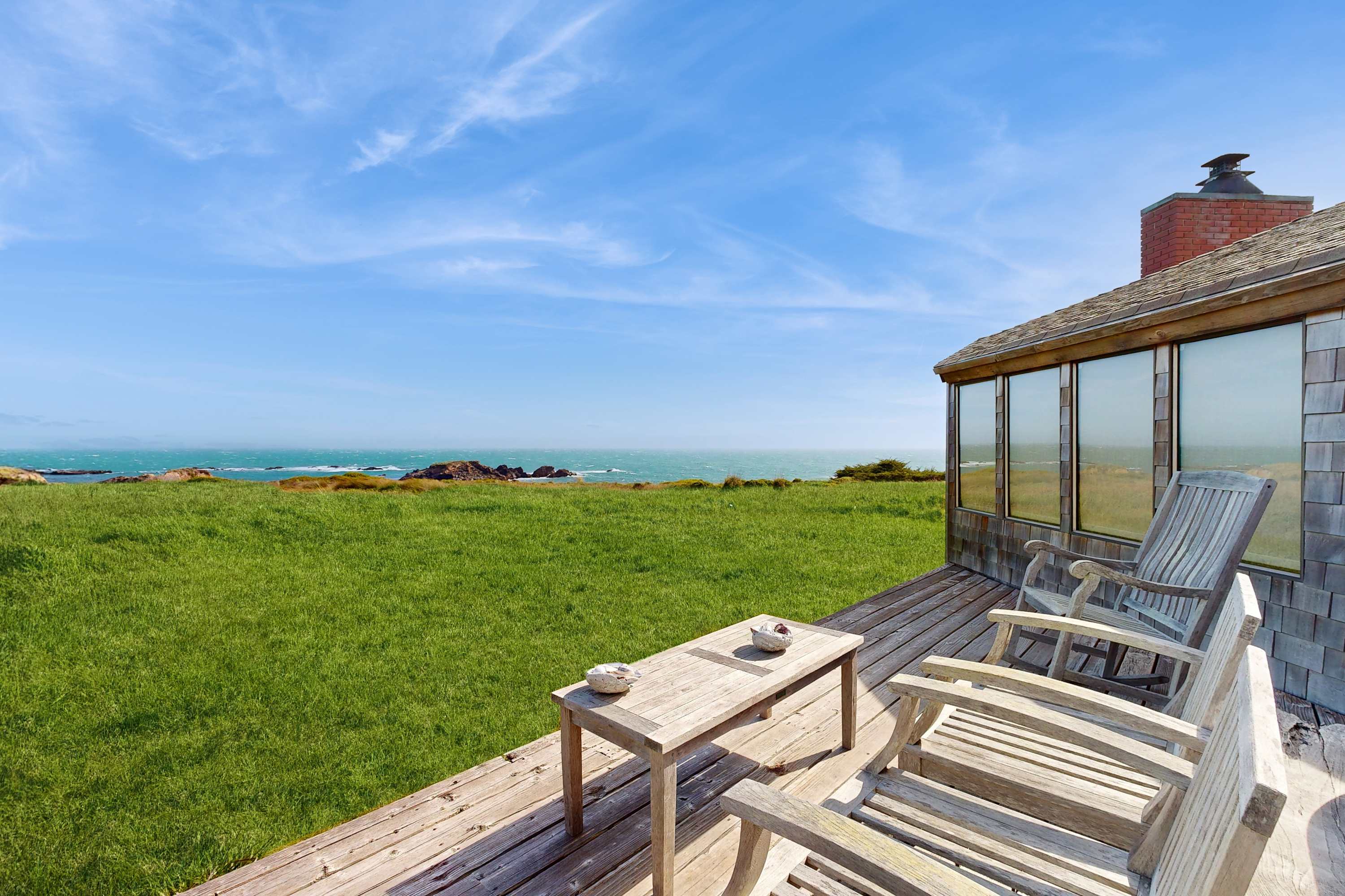 Imagine sipping coffee on the deck, where the sound of waves and fresh sea breeze enhance your peaceful morning moments.