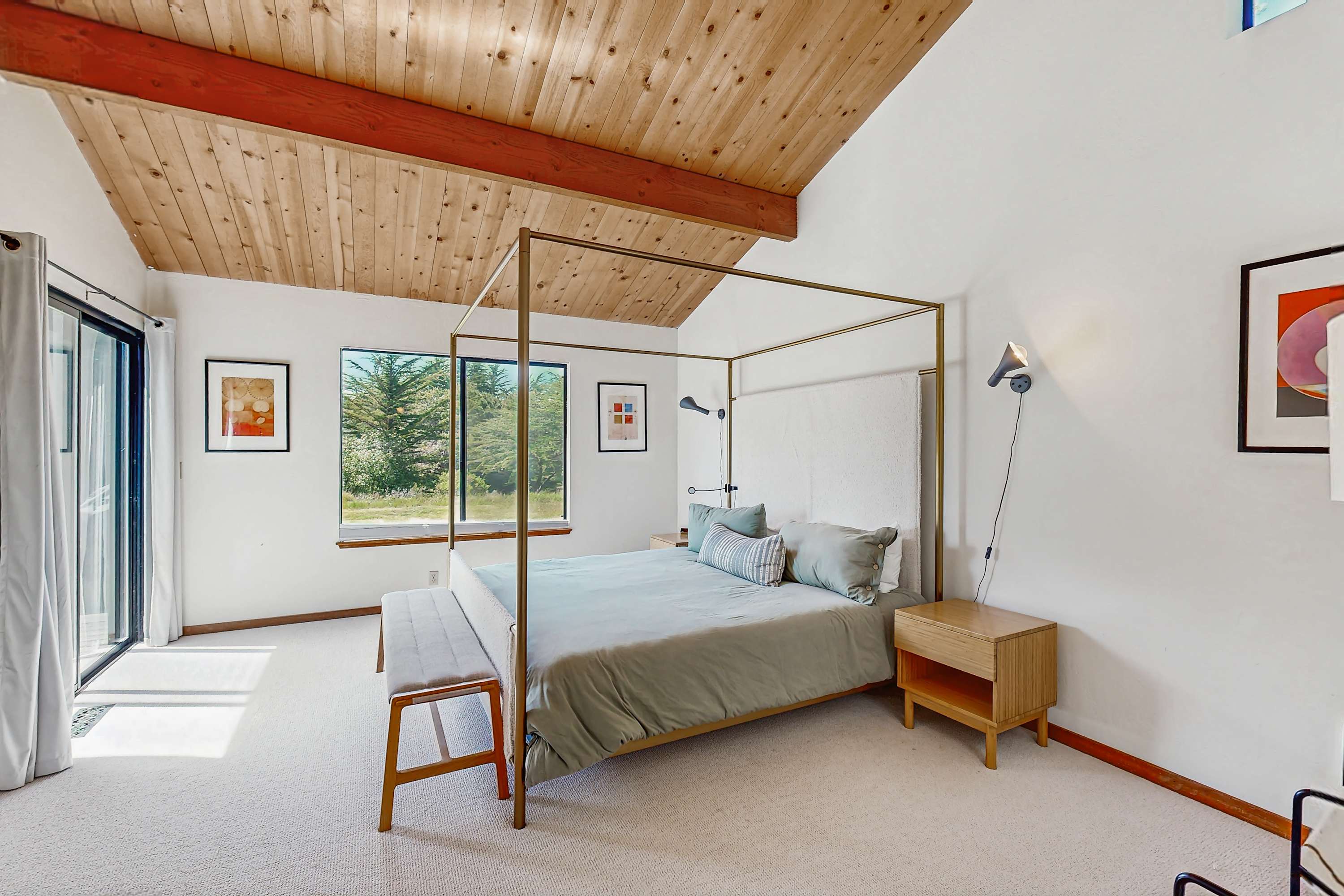 Awake to tranquility in the master bedroom, where you can relax and recharge in a serene, beautifully designed space.