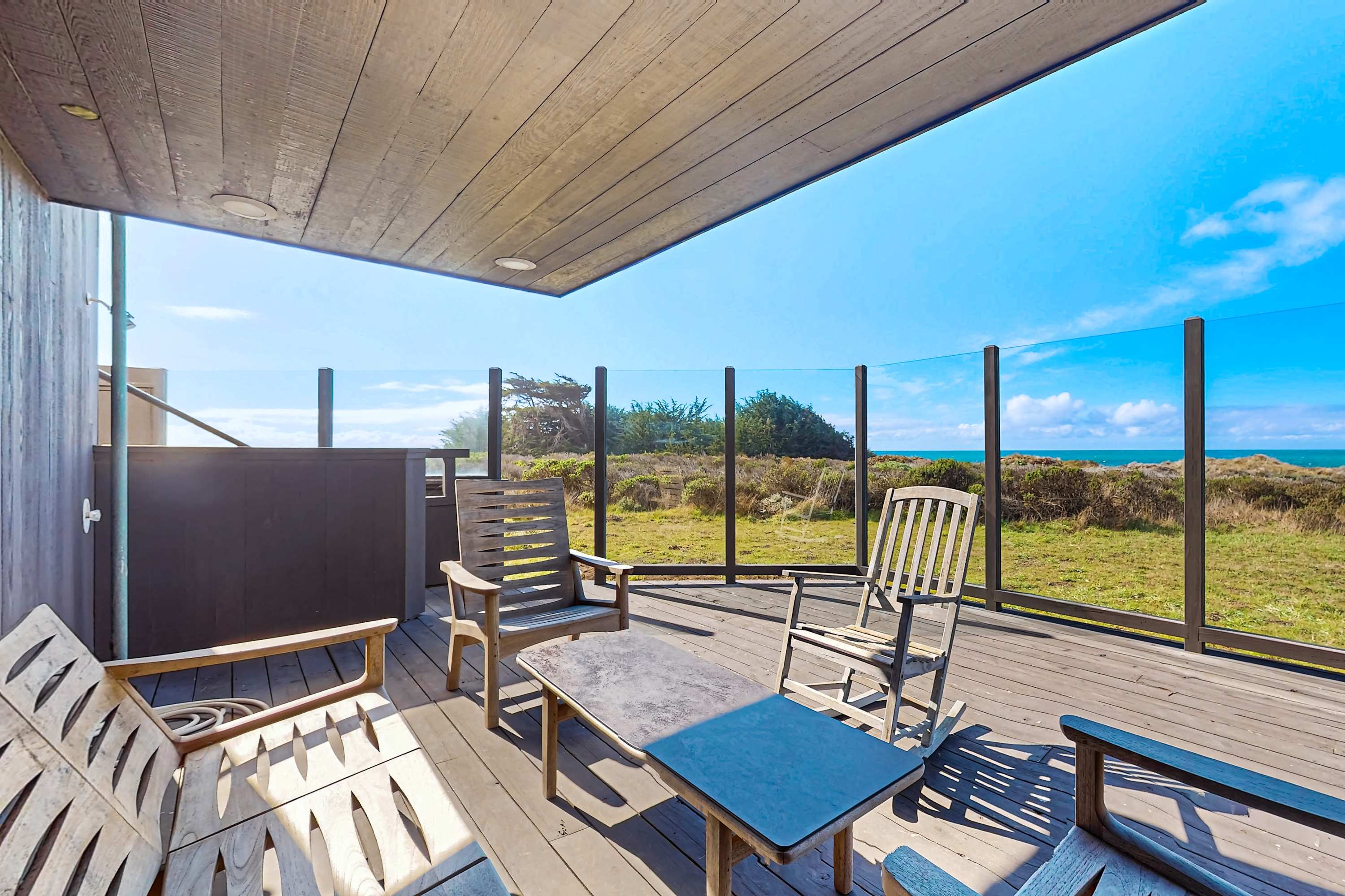 Step onto your private deck, where the ocean breeze and stunning views create the perfect backdrop for morning coffee or evening stargazing.