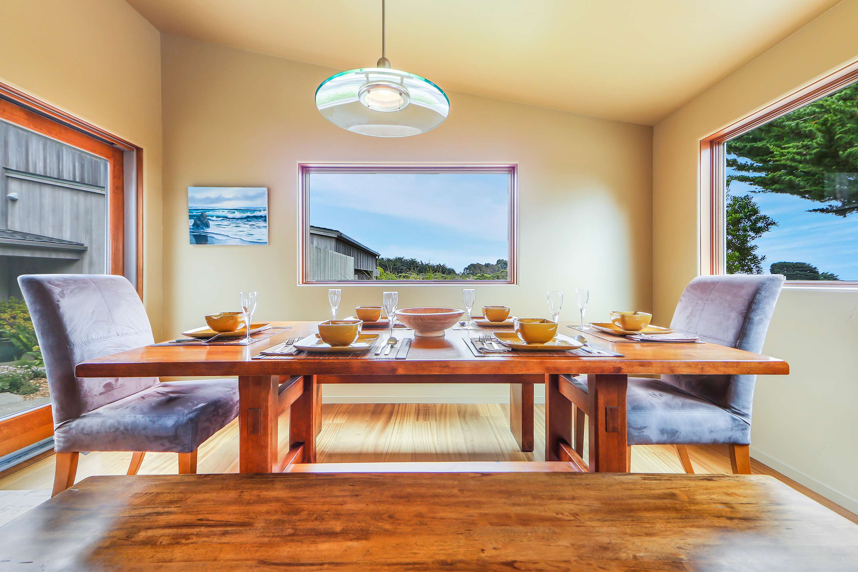 Enjoy meals with a backdrop of lush greenery, making every dining occasion a delightful escape into nature.