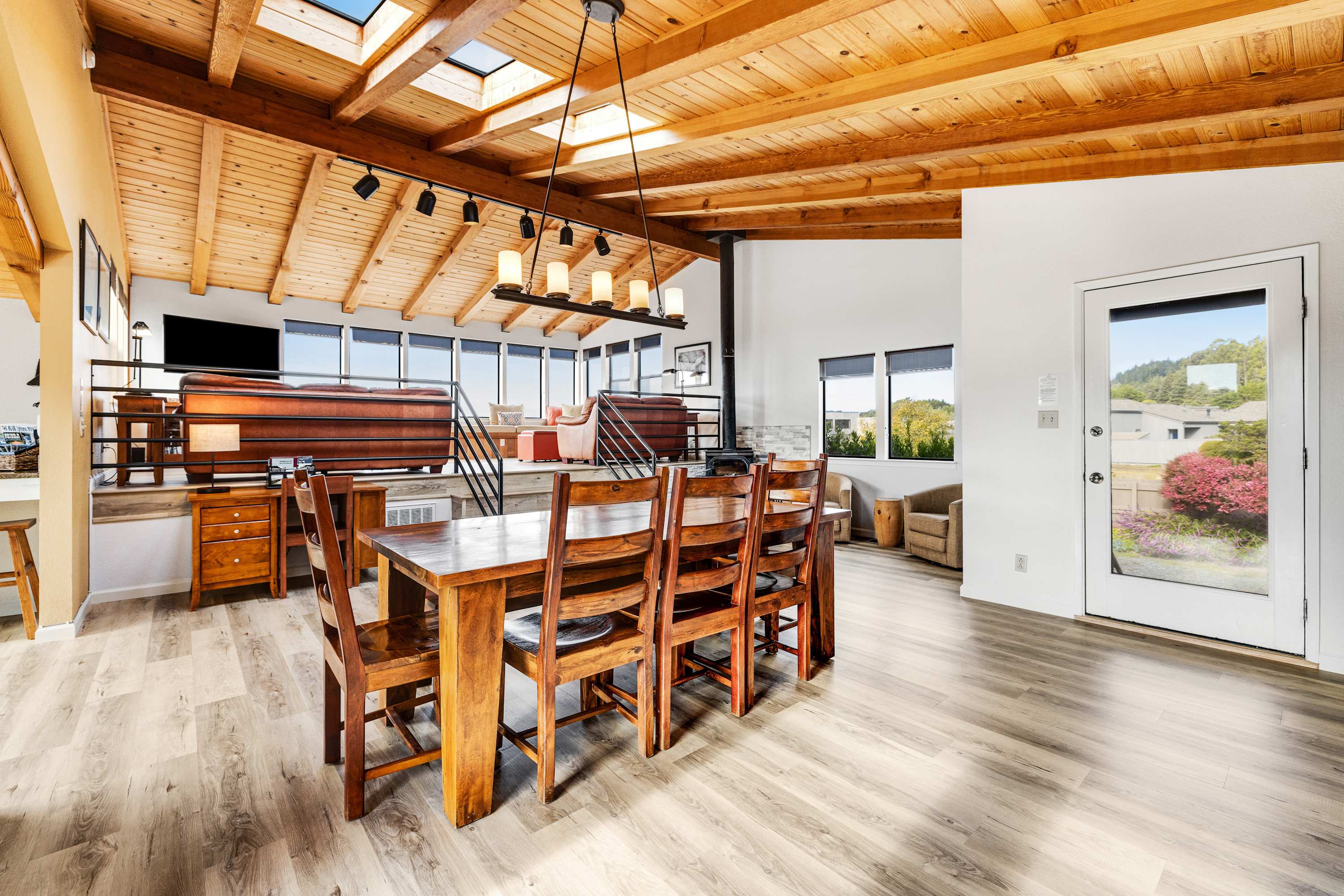 Share delicious meals and laughter at this elegant dining table, where every gathering becomes a cherished memory.