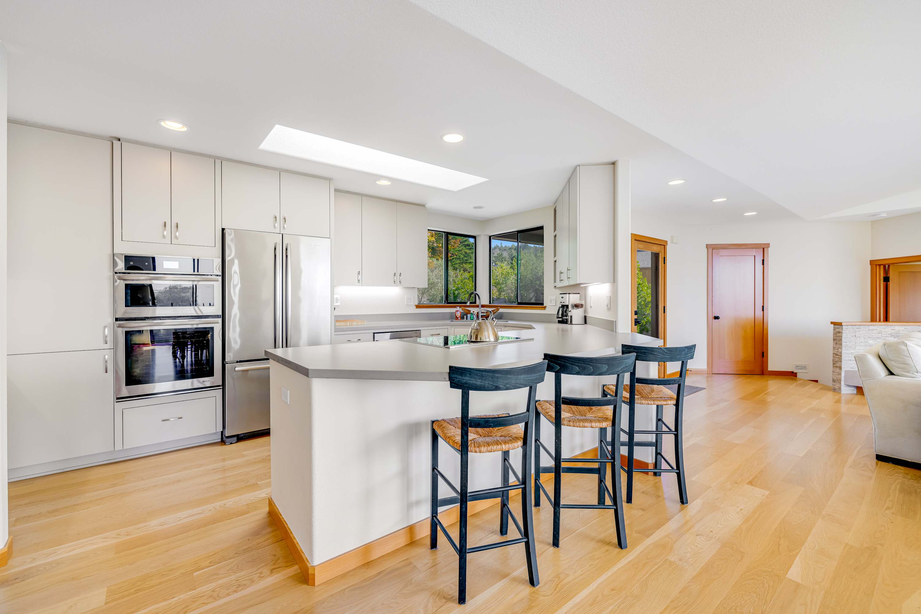 Your modern kitchen, equipped for culinary adventures, is the heart of the home, inviting you to create and share.