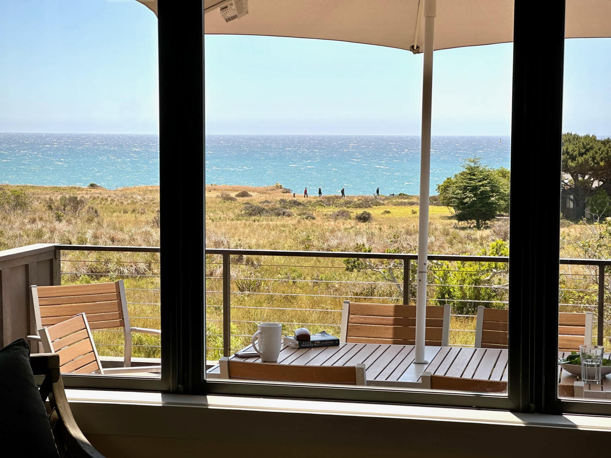 Step onto the deck and breathe in the fresh sea air, with endless ocean views inviting you to relax.