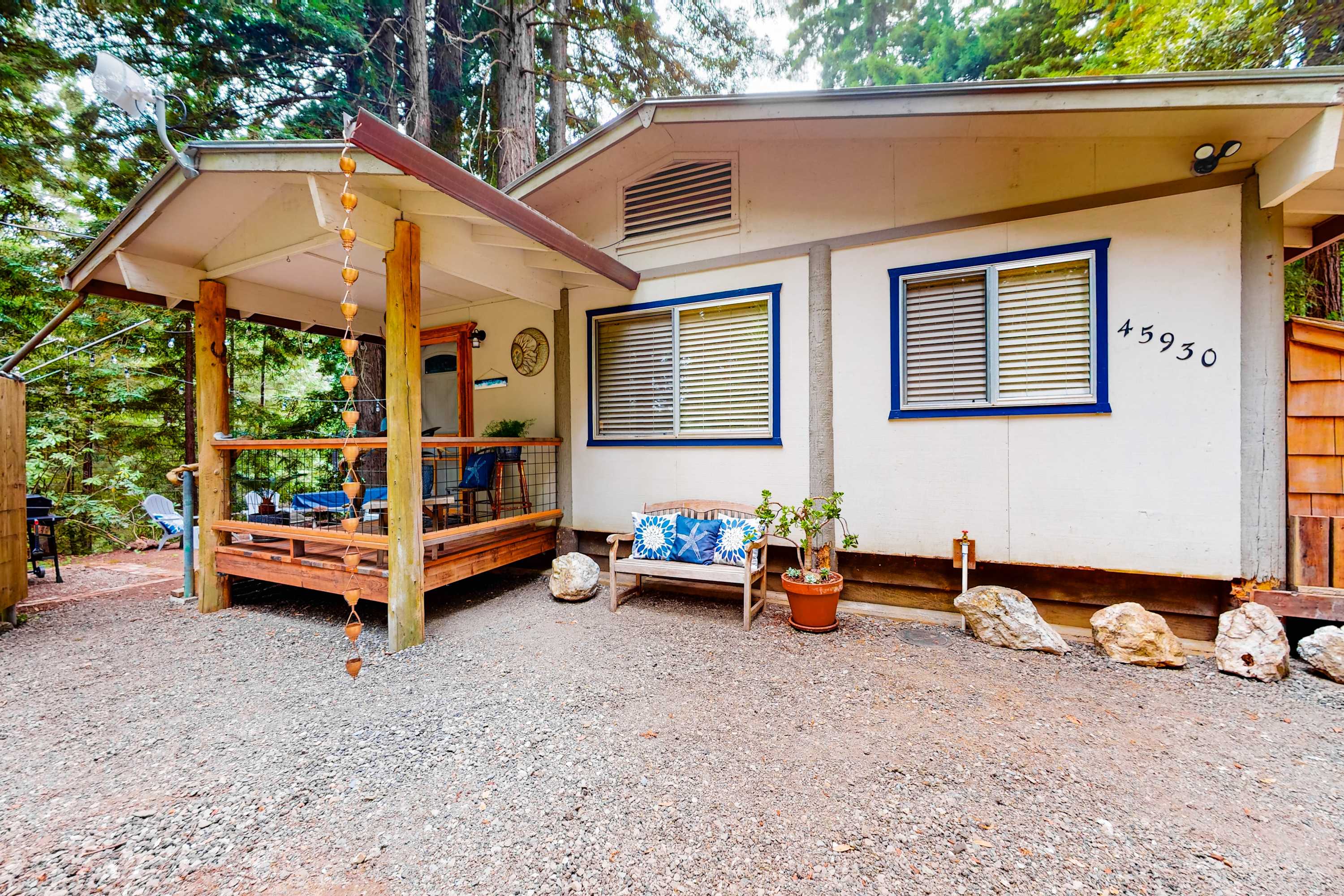 Welcome to your cozy retreat! This charming cabin invites you to unwind and embrace the tranquility of Gualala.