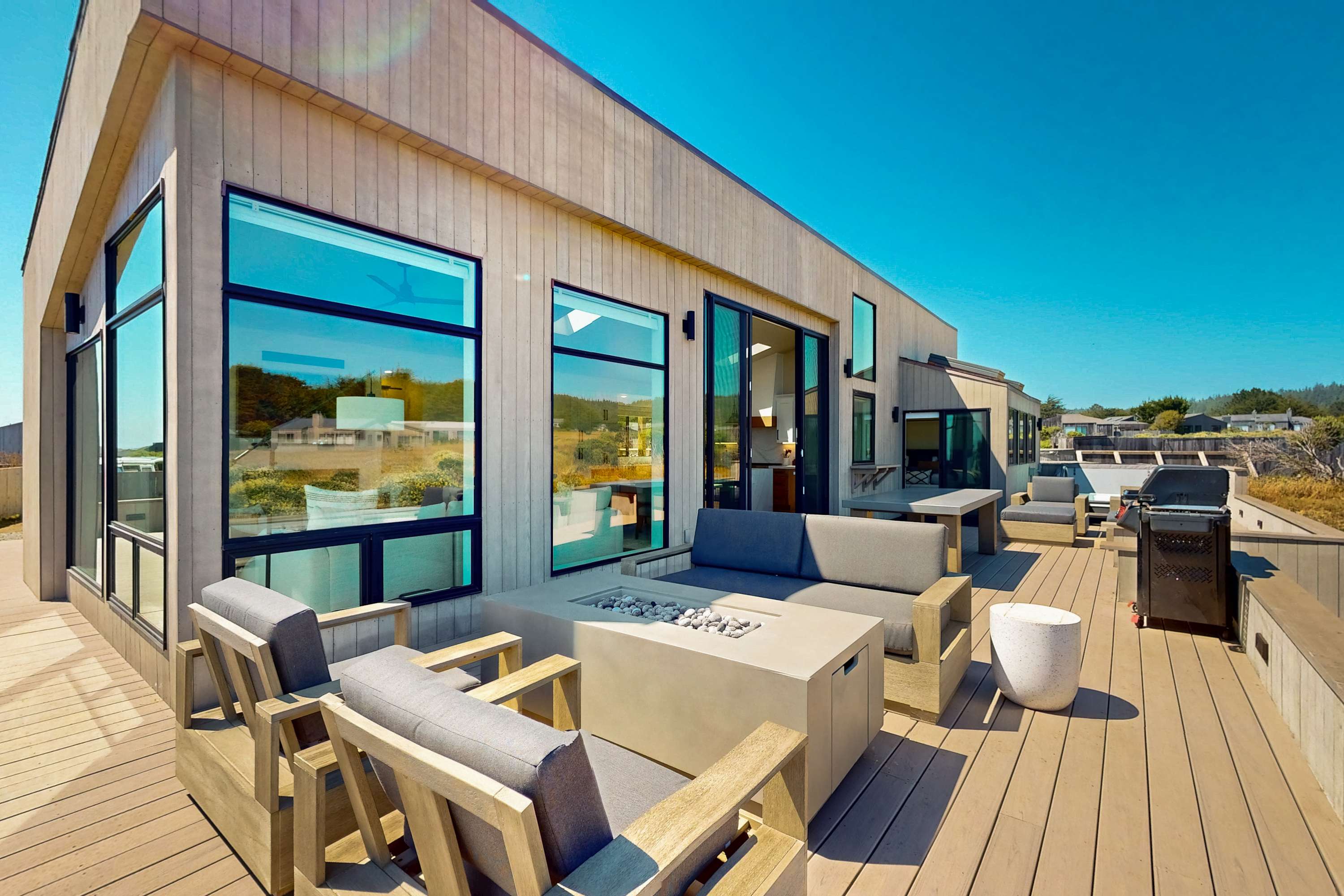 Step onto your private deck and savor ocean views while enjoying a refreshing drink in the sun.