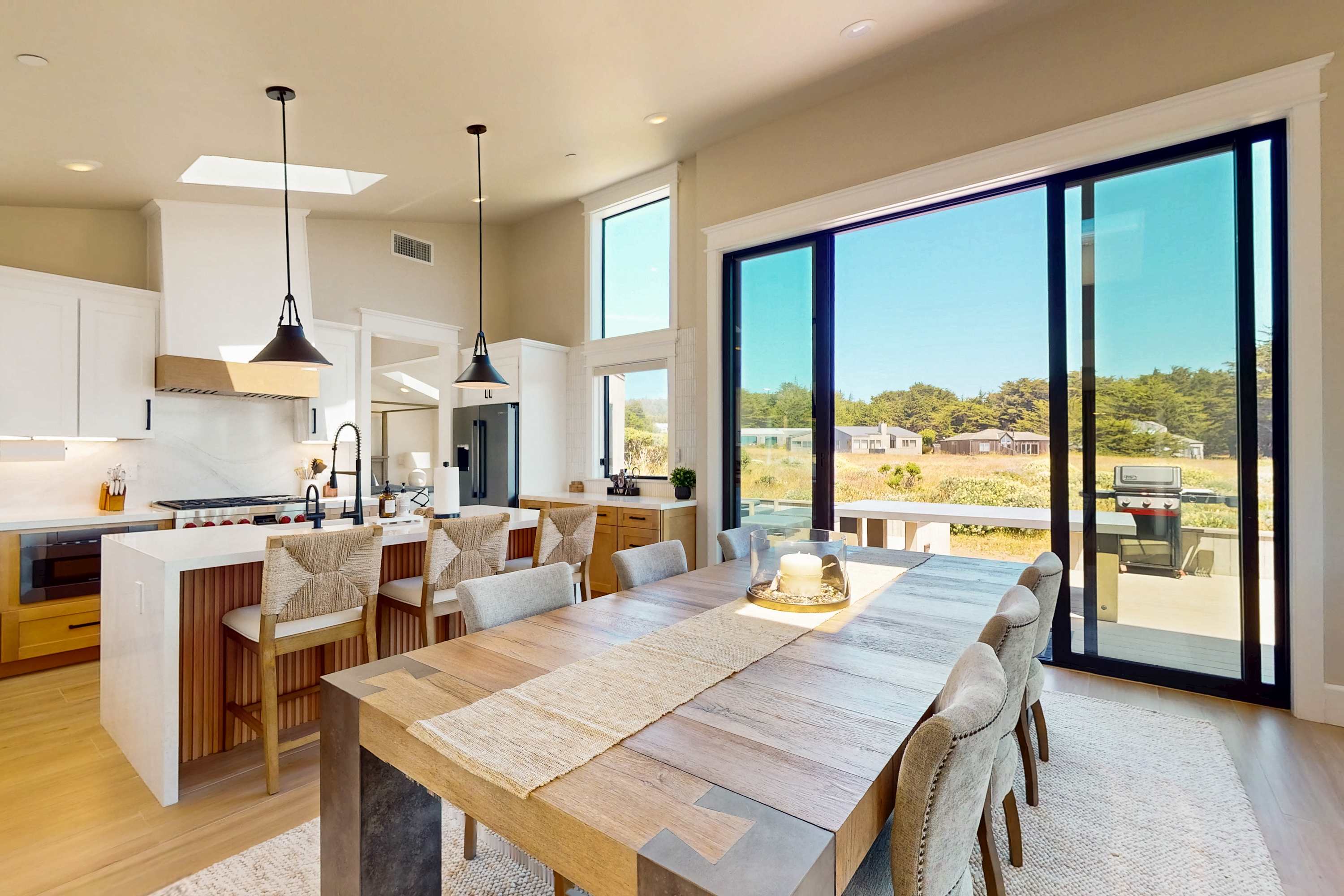 Cook up a feast in the spacious kitchen, where modern amenities meet beautiful views.