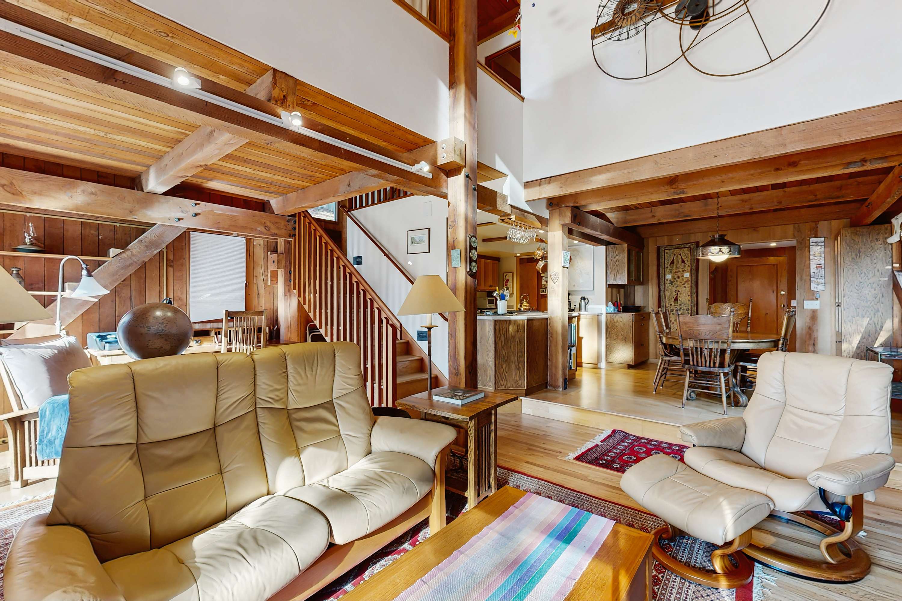 Sink into plush seating in the cozy living room, where every corner invites relaxation and connection with family and friends.