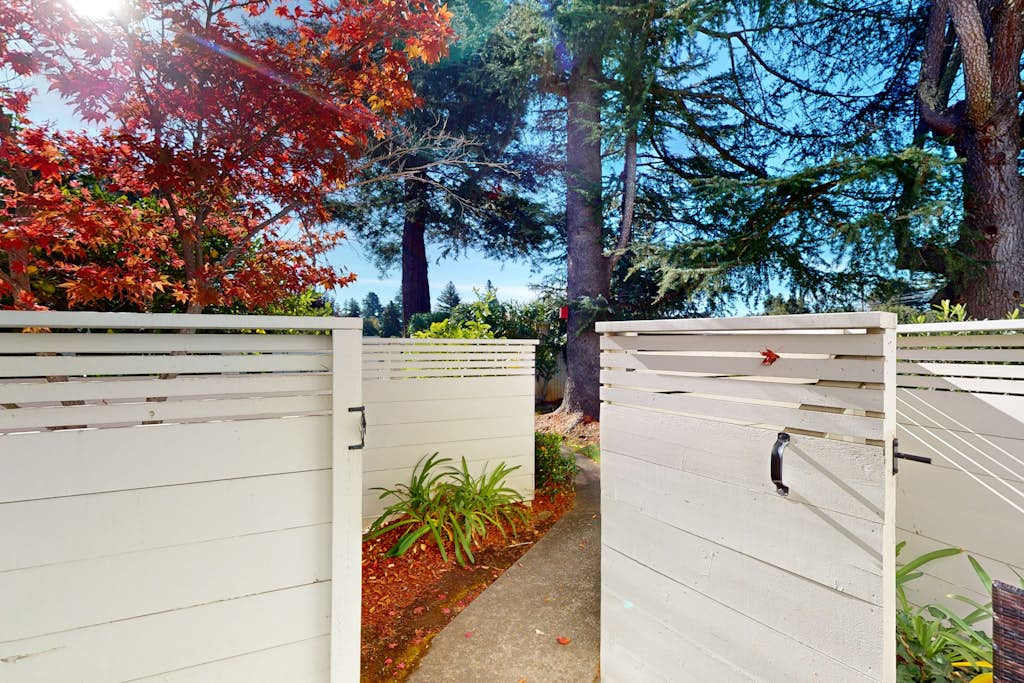 Open your private gate and stroll directly onto Silverado's manicured grounds — stunning fall color frames your Napa Valley doorstep.