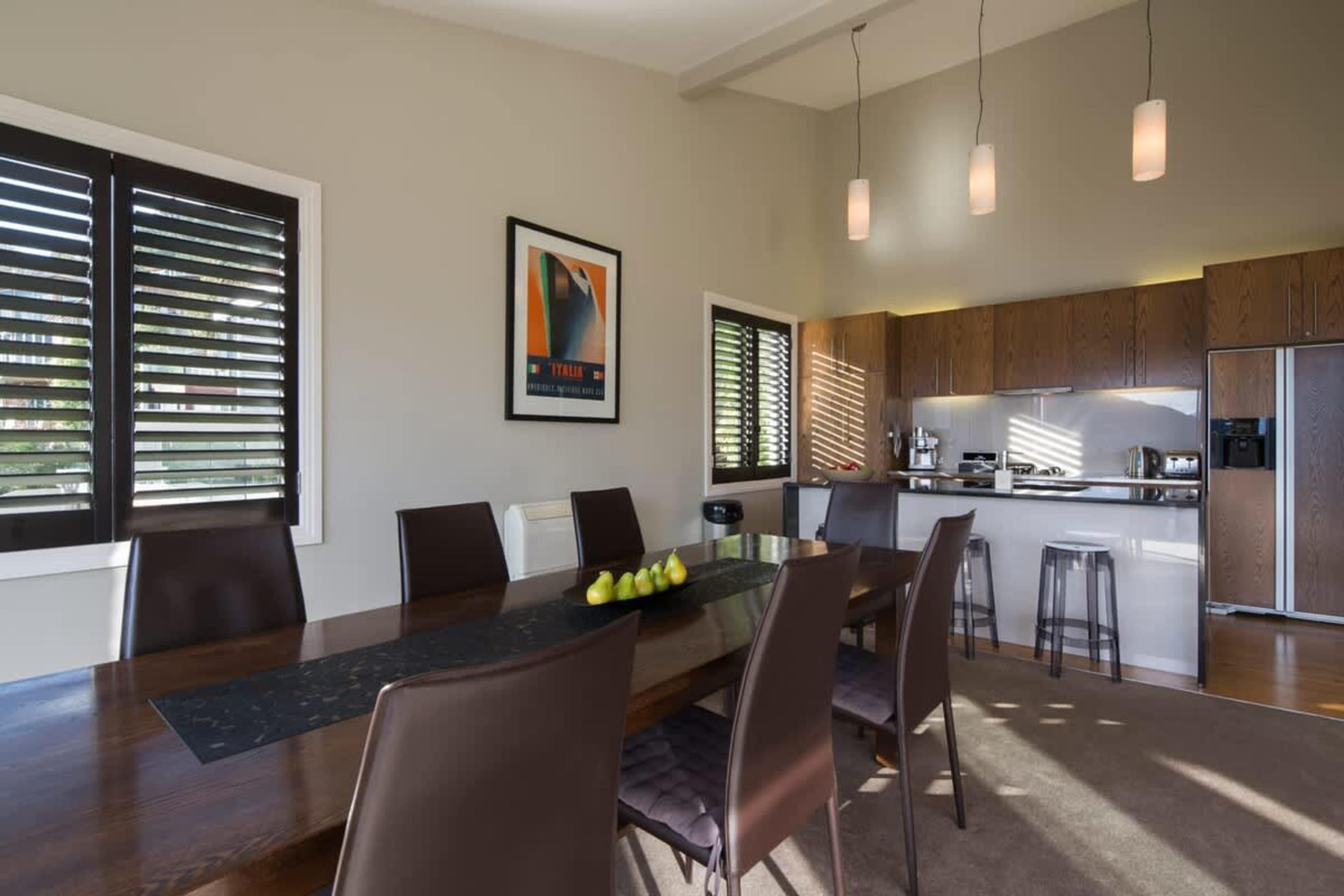 Indoor-Outdoor Living at Its Finest: Enjoy meals in a bright, open space that flows effortlessly to the deck, perfect for al fresco dining with breathtaking scenery as your backdrop.
