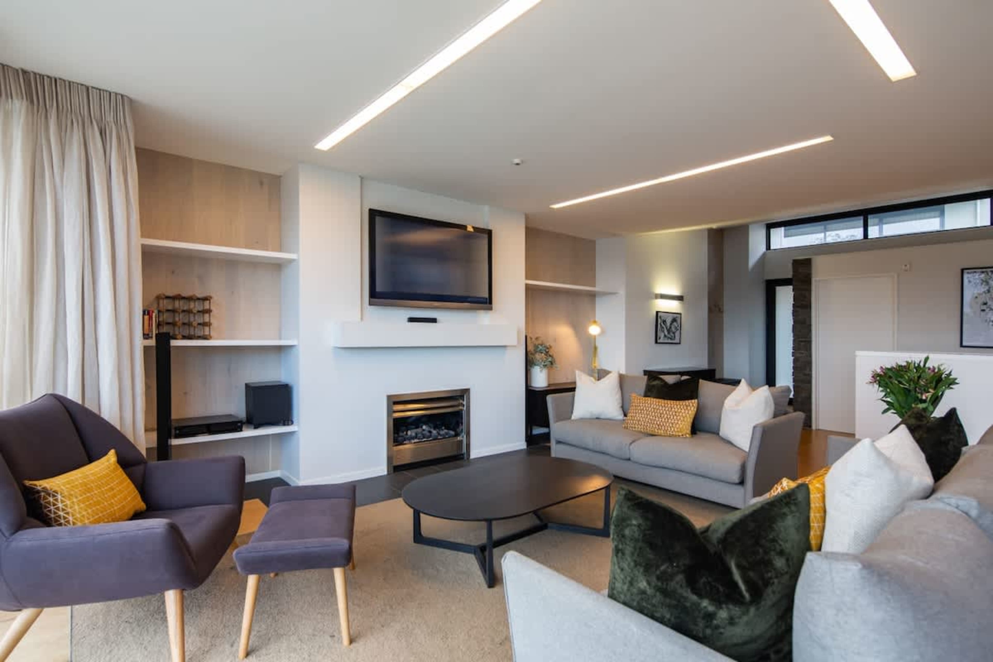 Generous seating options in our family accommodation in Queenstown