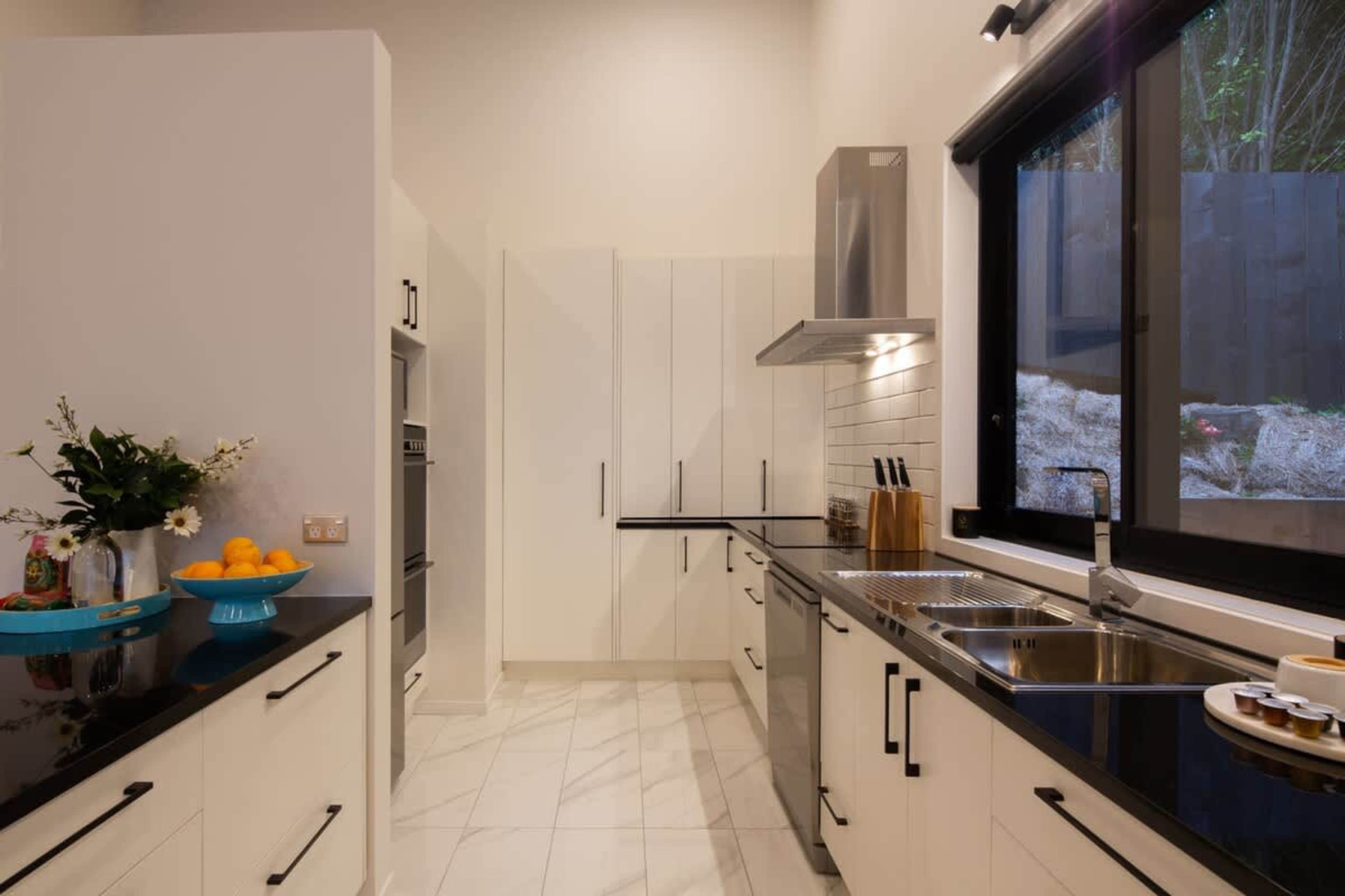 Kitchen 1: Very spacious for NZ luxury travel
