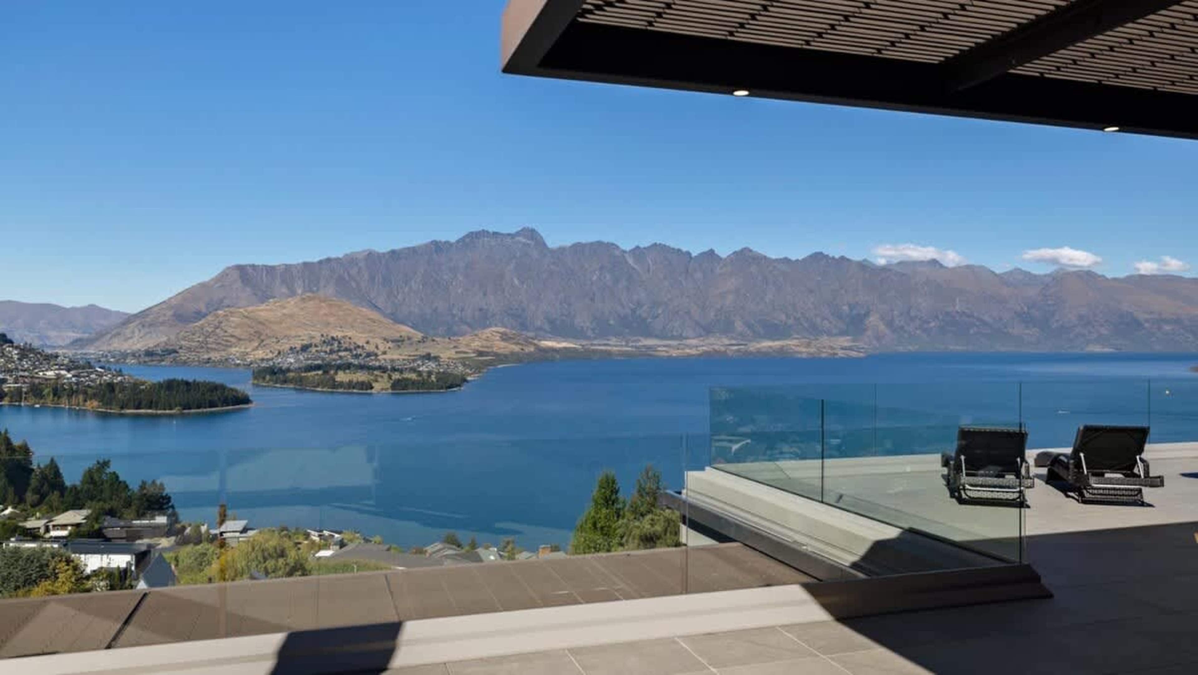 Patio with Hot Tub and BBQ
Relax in the outdoor hot tub while enjoying stunning views of Queenstown, or fire up the BBQ for a perfect alfresco dining experience with breathtaking scenery.