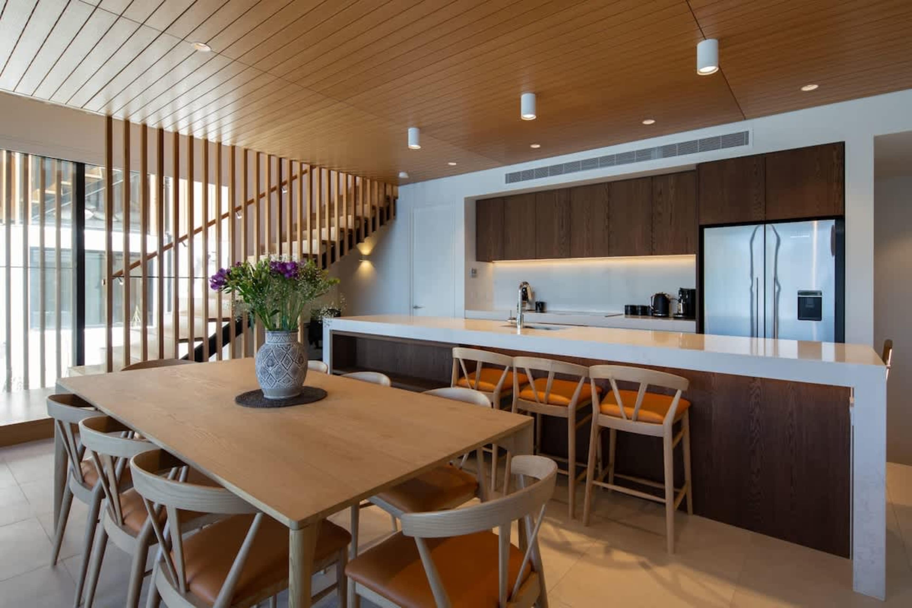 Kitchen - Modern and Fully Equipped
"A sleek, fully equipped kitchen with state-of-the-art appliances, perfect for preparing meals with ease and style."