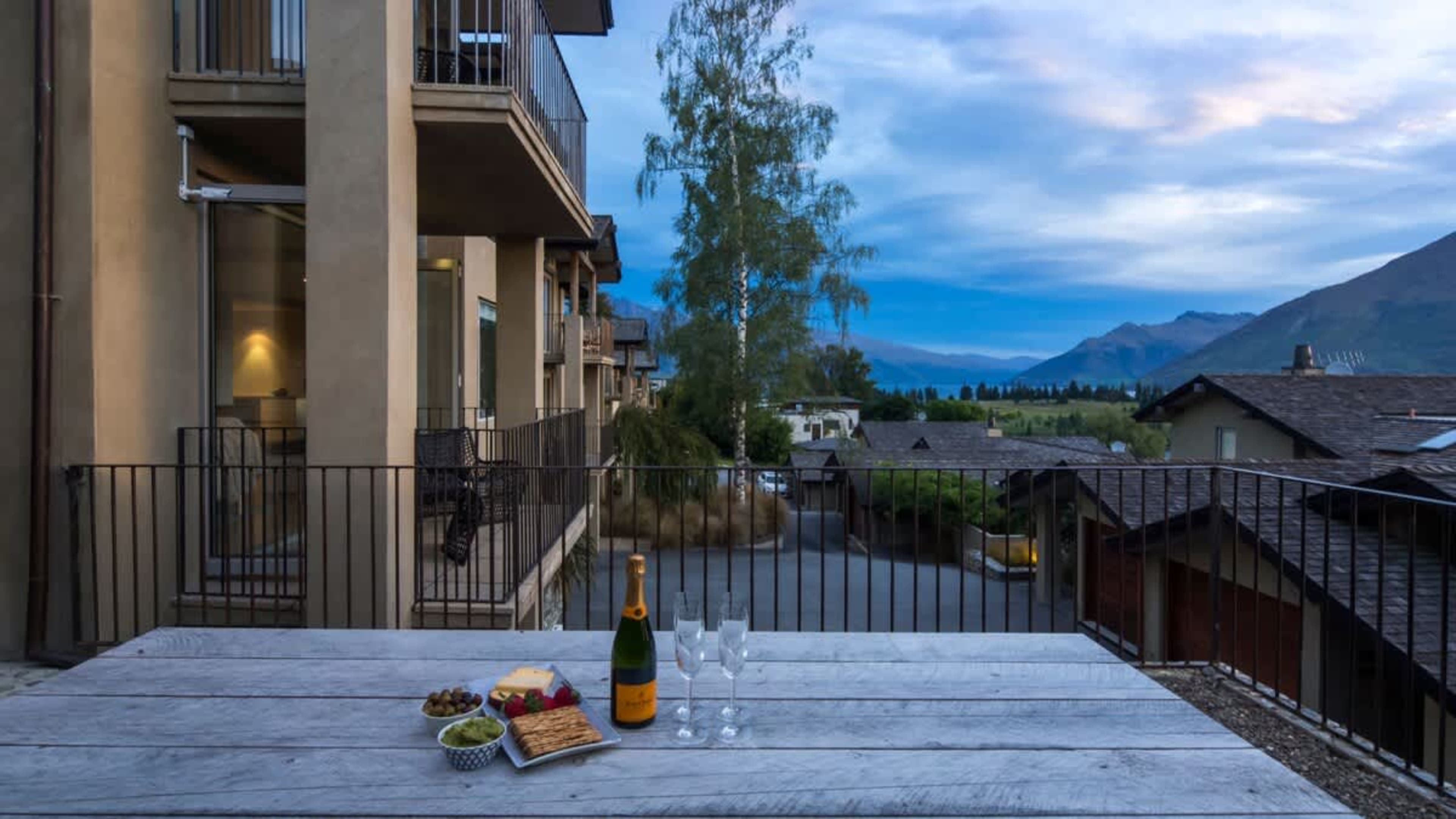Private balcony