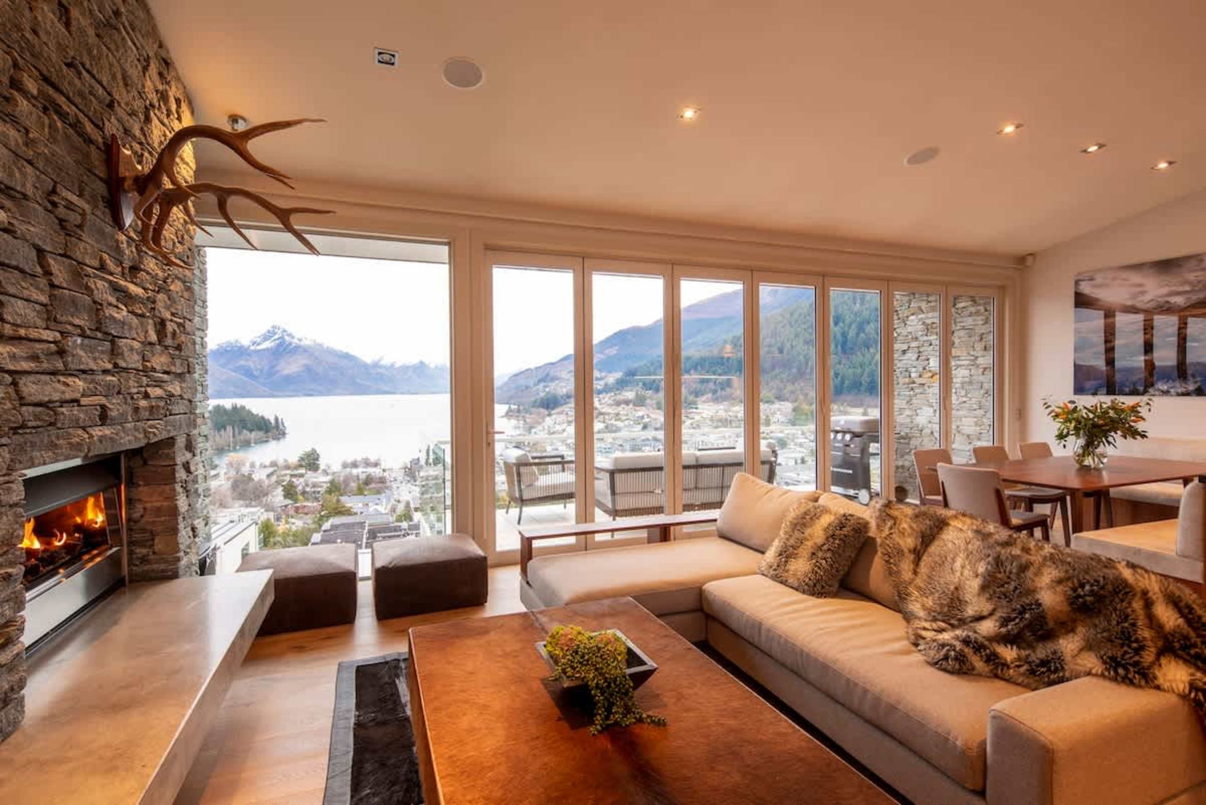 Lakeside Comfort: Enjoy the perfect blend of style and warmth with a gas fire, modern furnishings, and breathtaking scenery from every angle.
NZ luxury travel