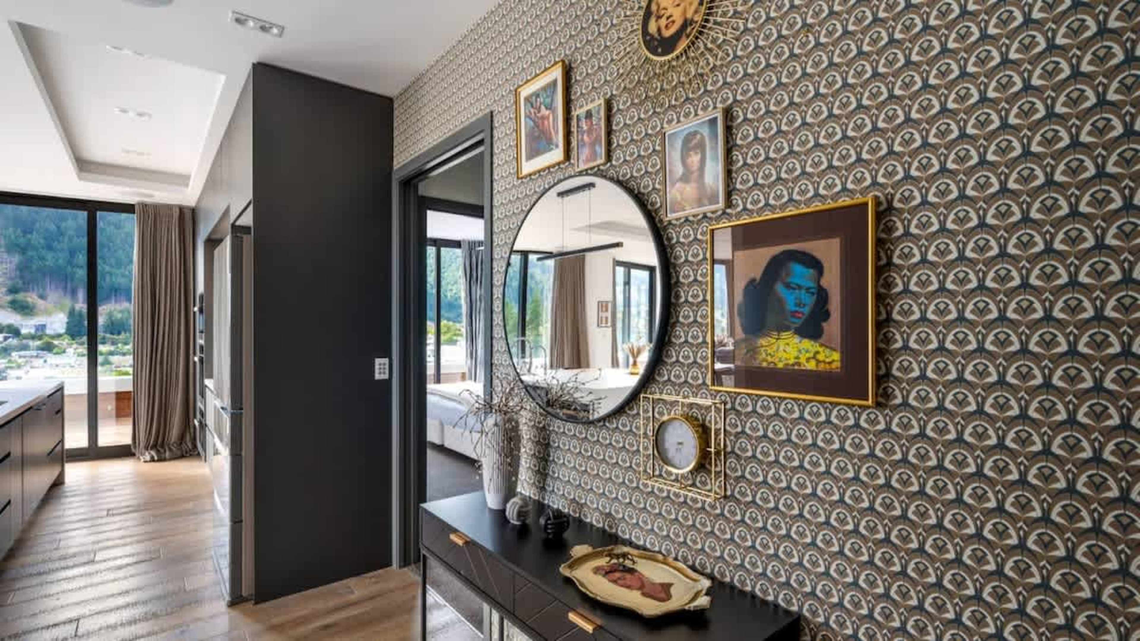 Artful decor that elevates your space in this 5 star accommodation in Queenstown
