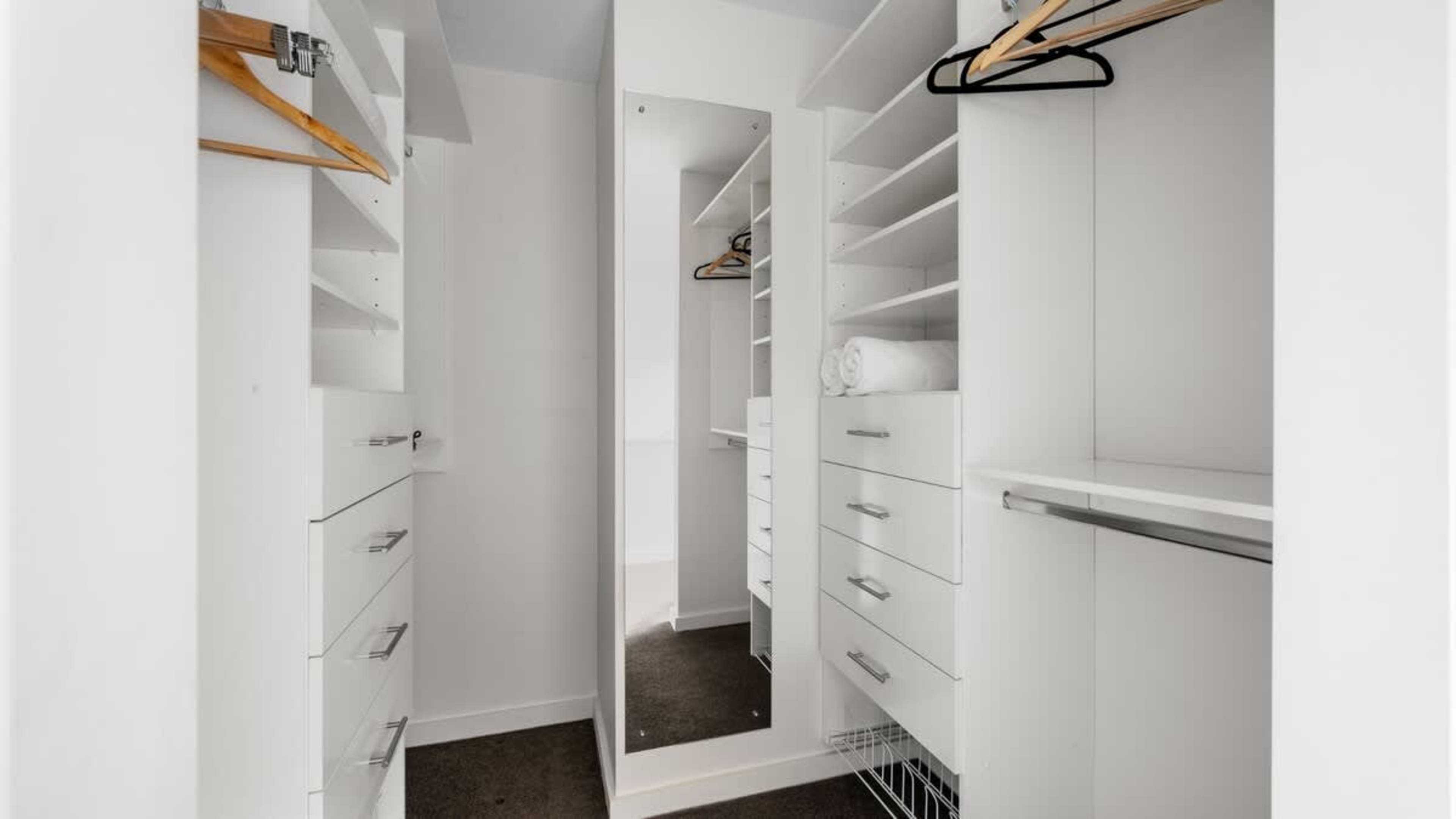 Master Bedroom with Walk-In Wardrobe
Enjoy the spacious master bedroom, complete with a large walk-in wardrobe, offering ample storage and a luxurious, organized space for all your belongings.