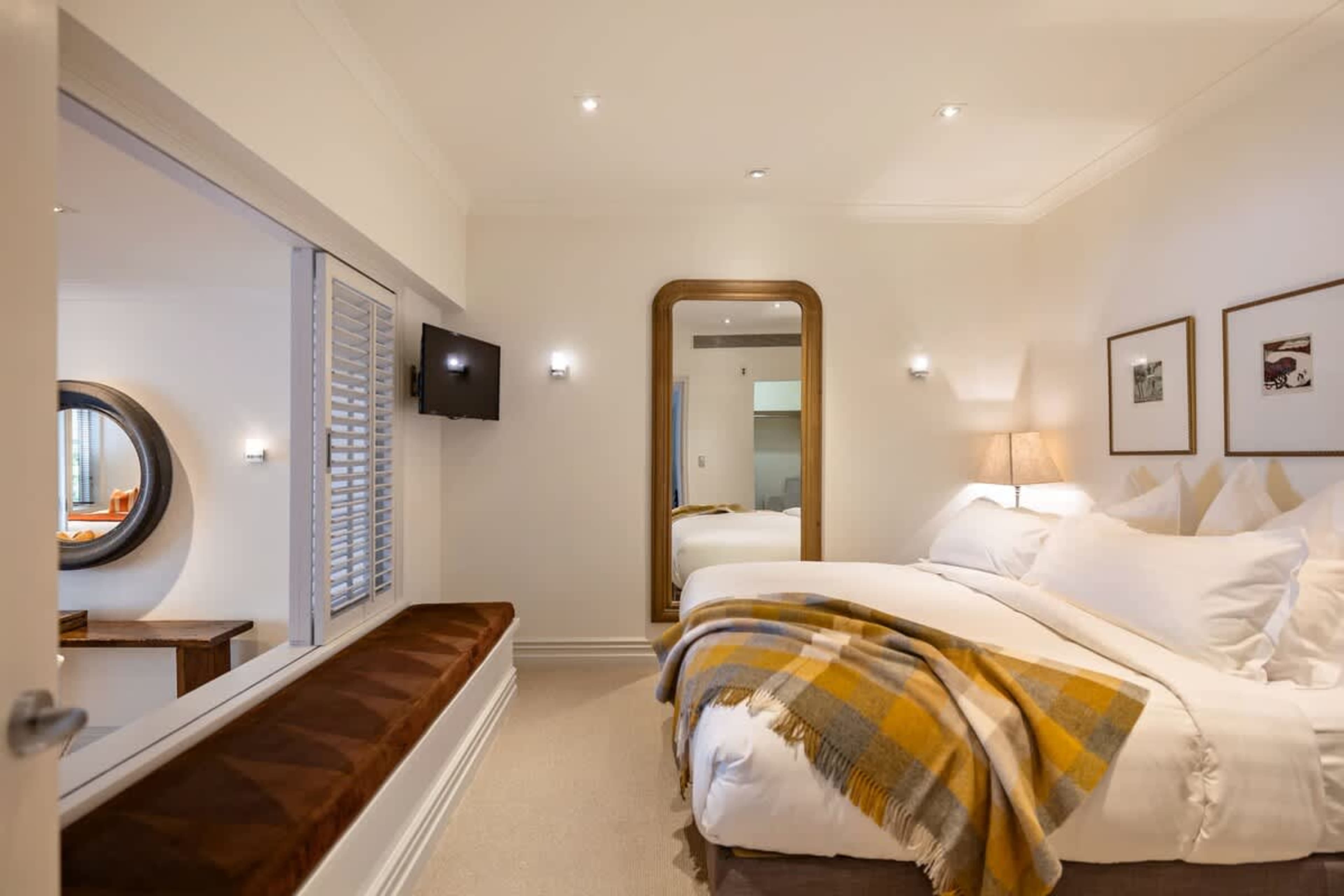 Spacious & Serene Master Retreat – Wake up refreshed in this beautifully designed master bedroom, featuring premium bedding, full climate control, and no street noise.