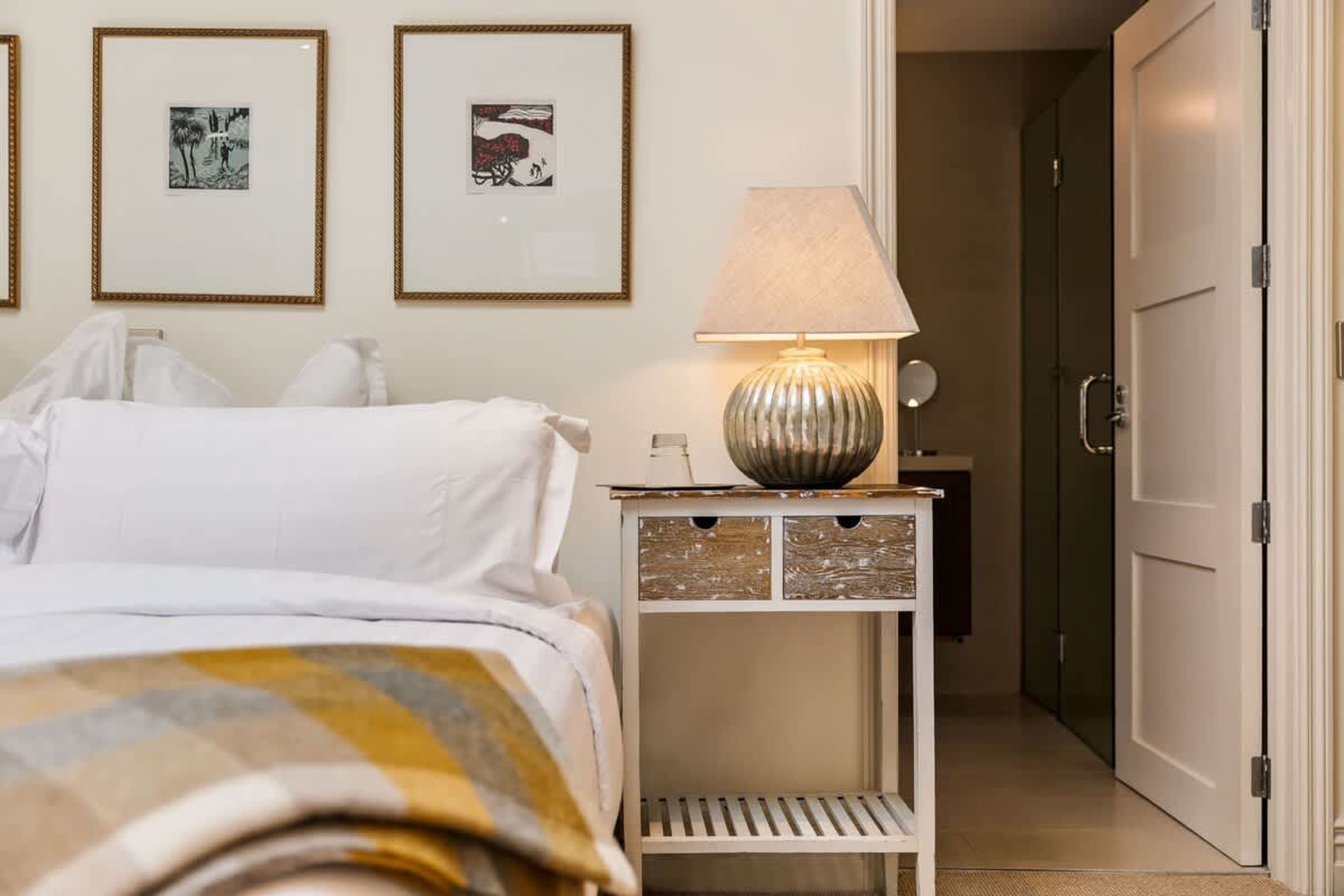Your Private Sanctuary – Enjoy a serene night’s rest in this beautifully designed bedroom, featuring premium linens, a brand-new bed, blackout blinds, and total peace, all within an air-conditioned space.