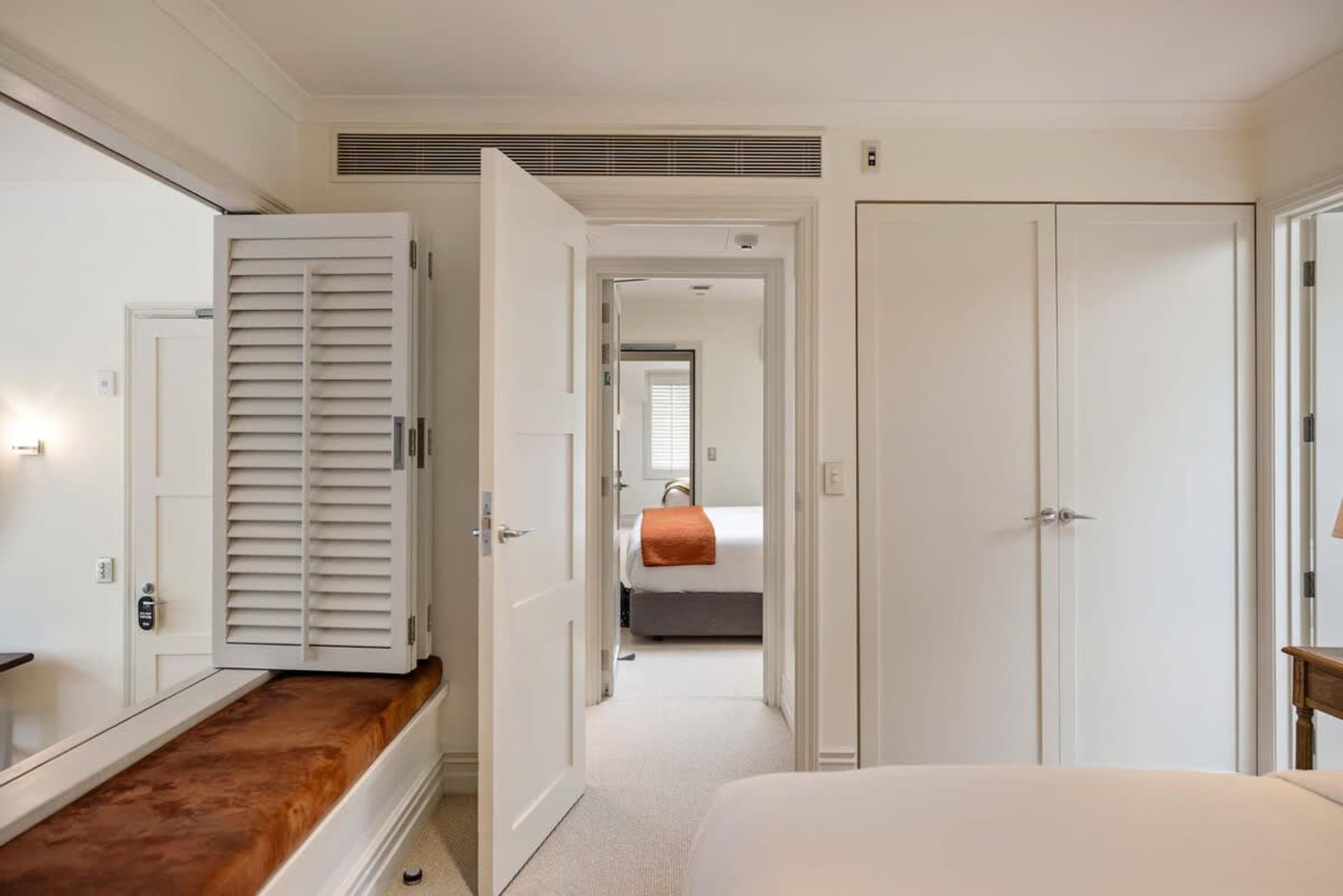 A Haven of Relaxation – With a king bed, luxury linen, and full climate control, this stylish suite is the perfect place to recharge after a day of adventure.