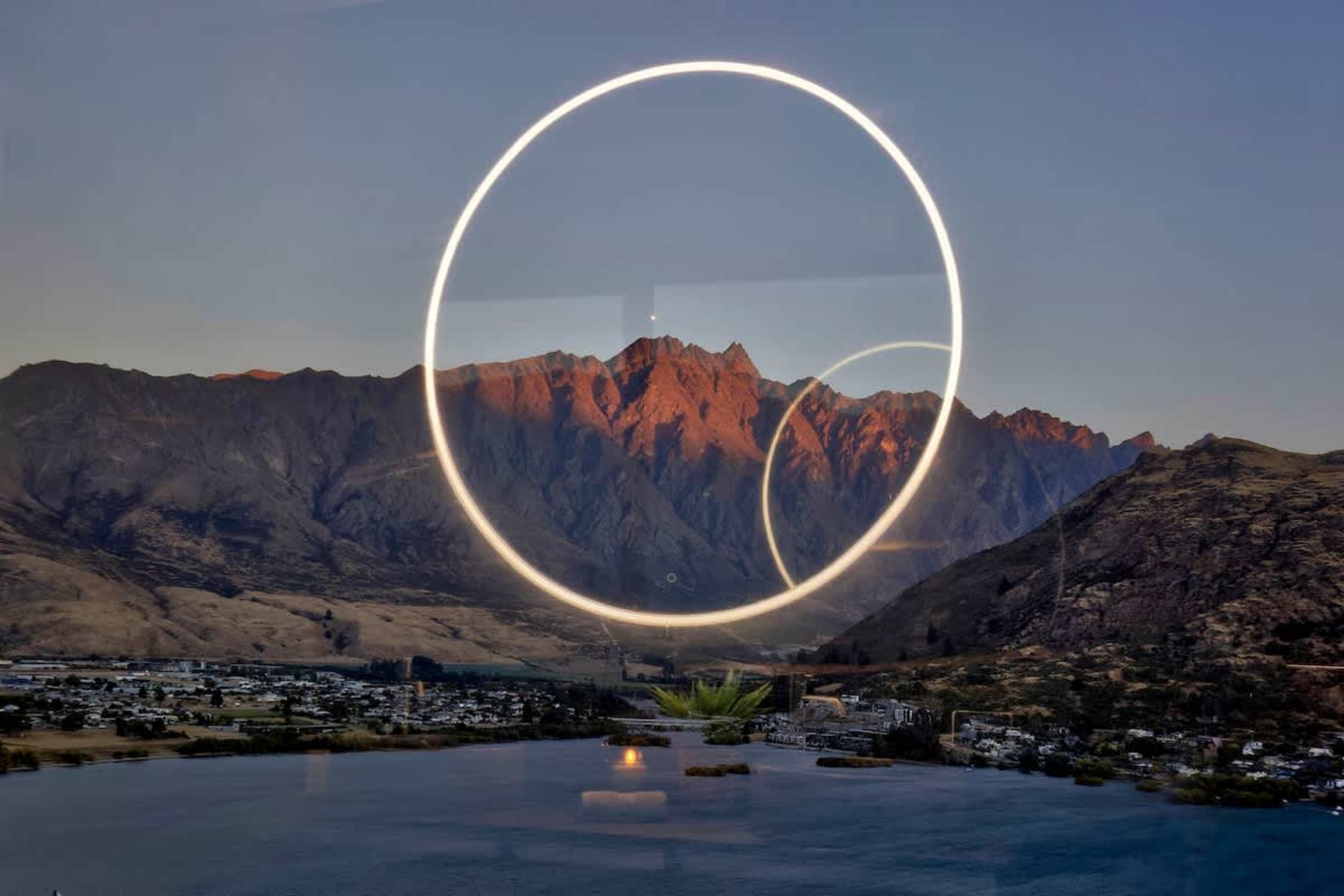 From the hot tub, the Remarkables and Lake Wakatipu stretch out endlessly. It’s a view so breathtaking, you’ll never want to get out.