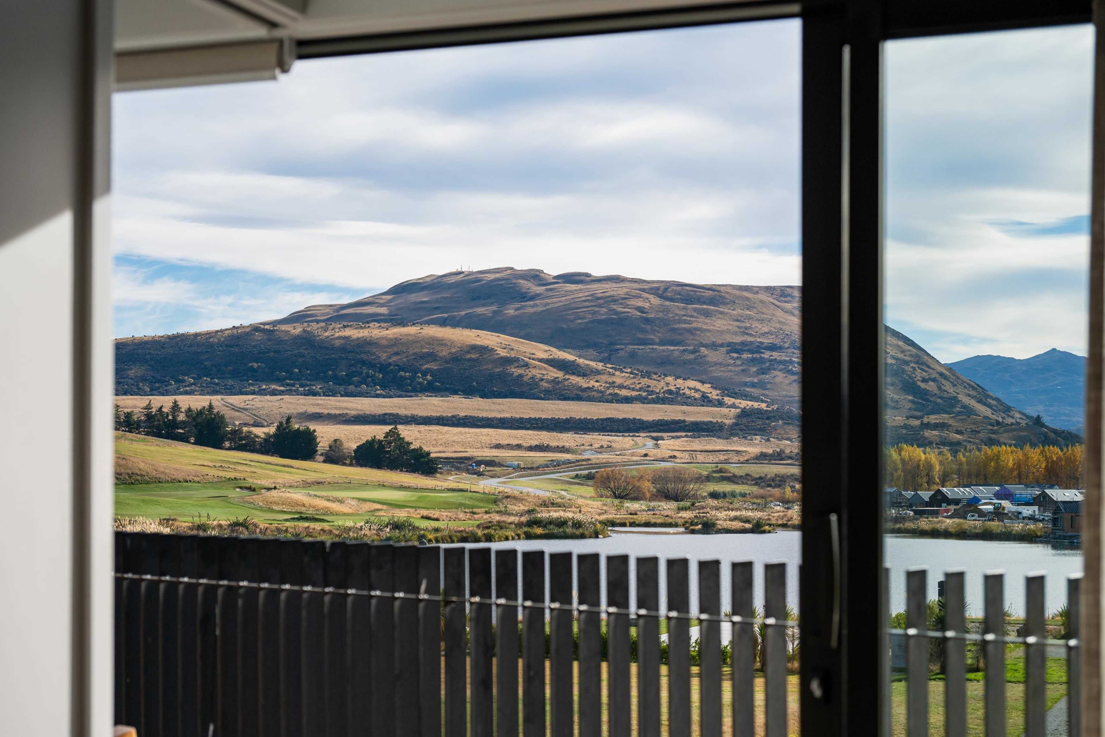 The view from the living area