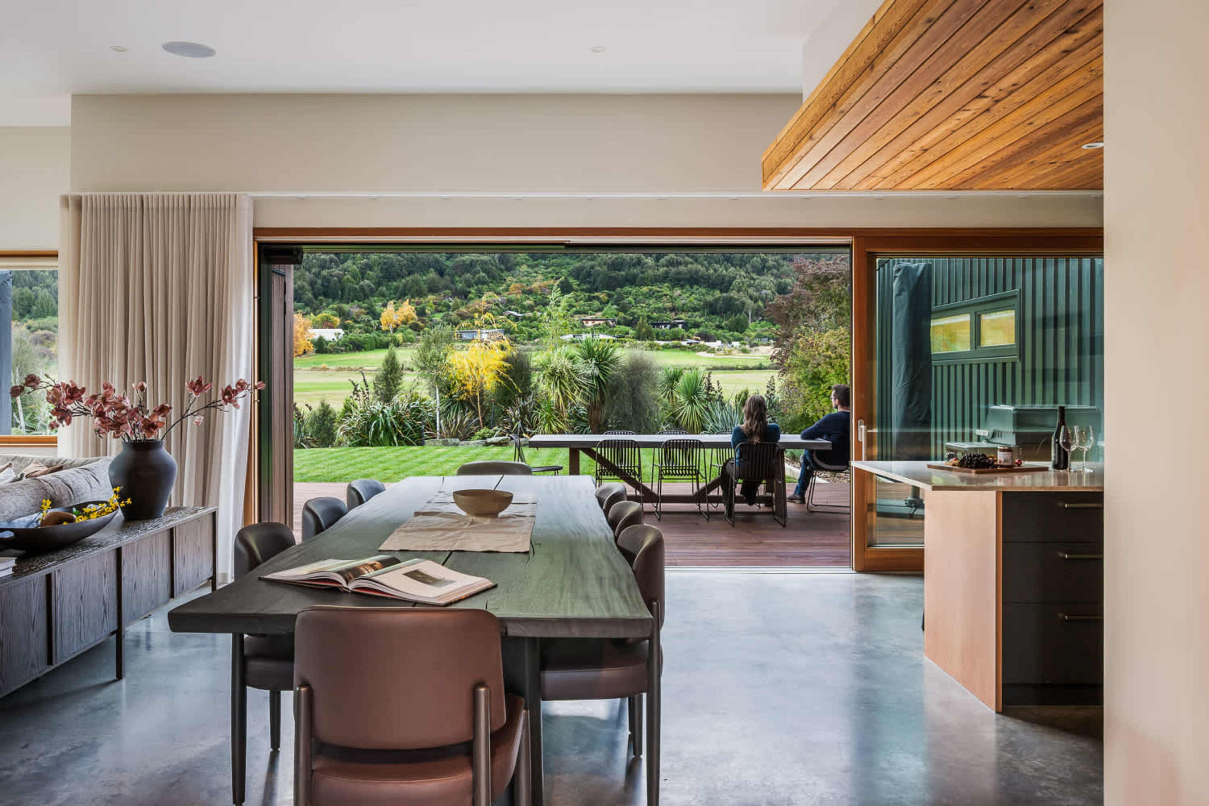 Open plan living, kitchen & dining space