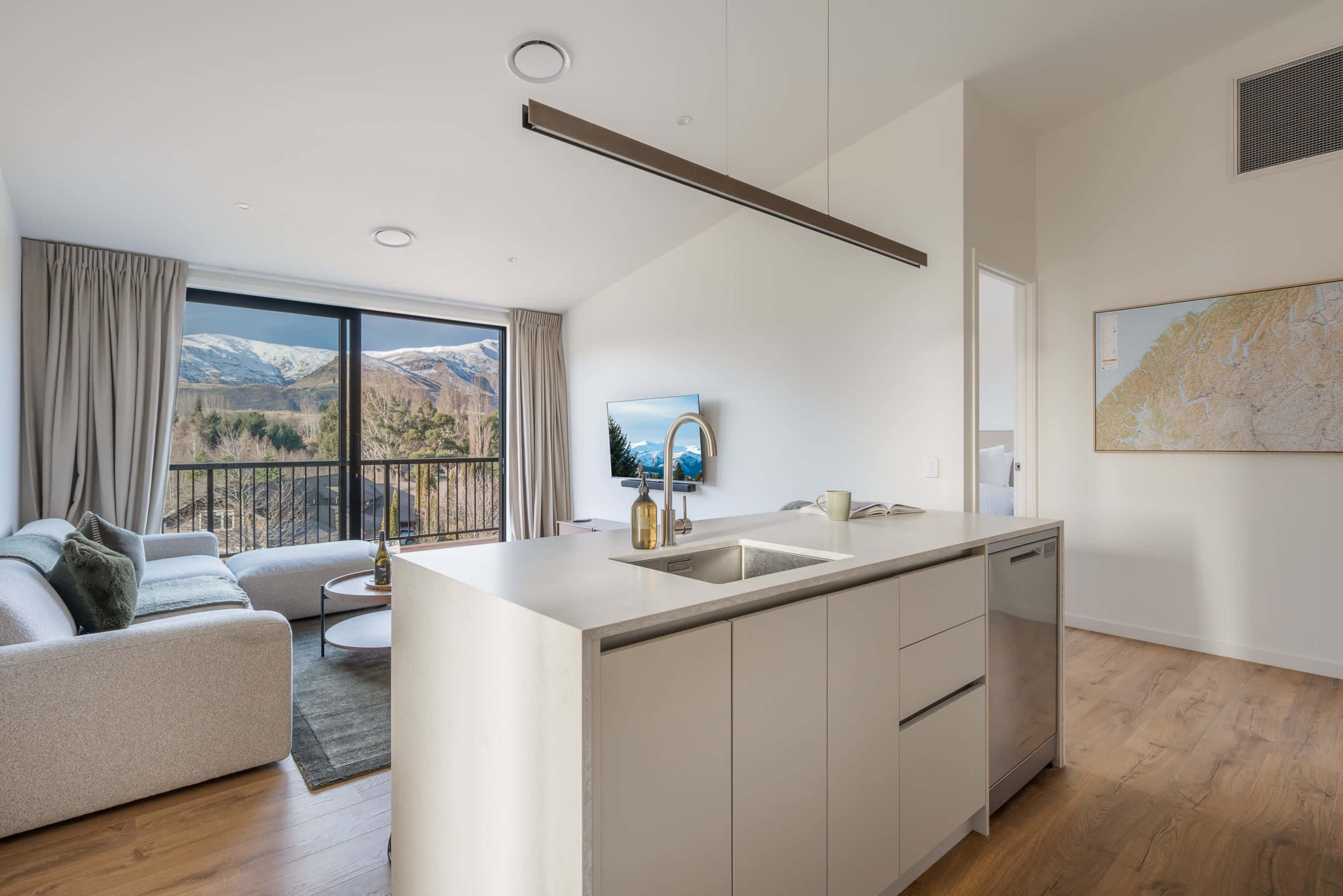 A warm, inviting space where cooking, dining and relaxing flow effortlessly together.