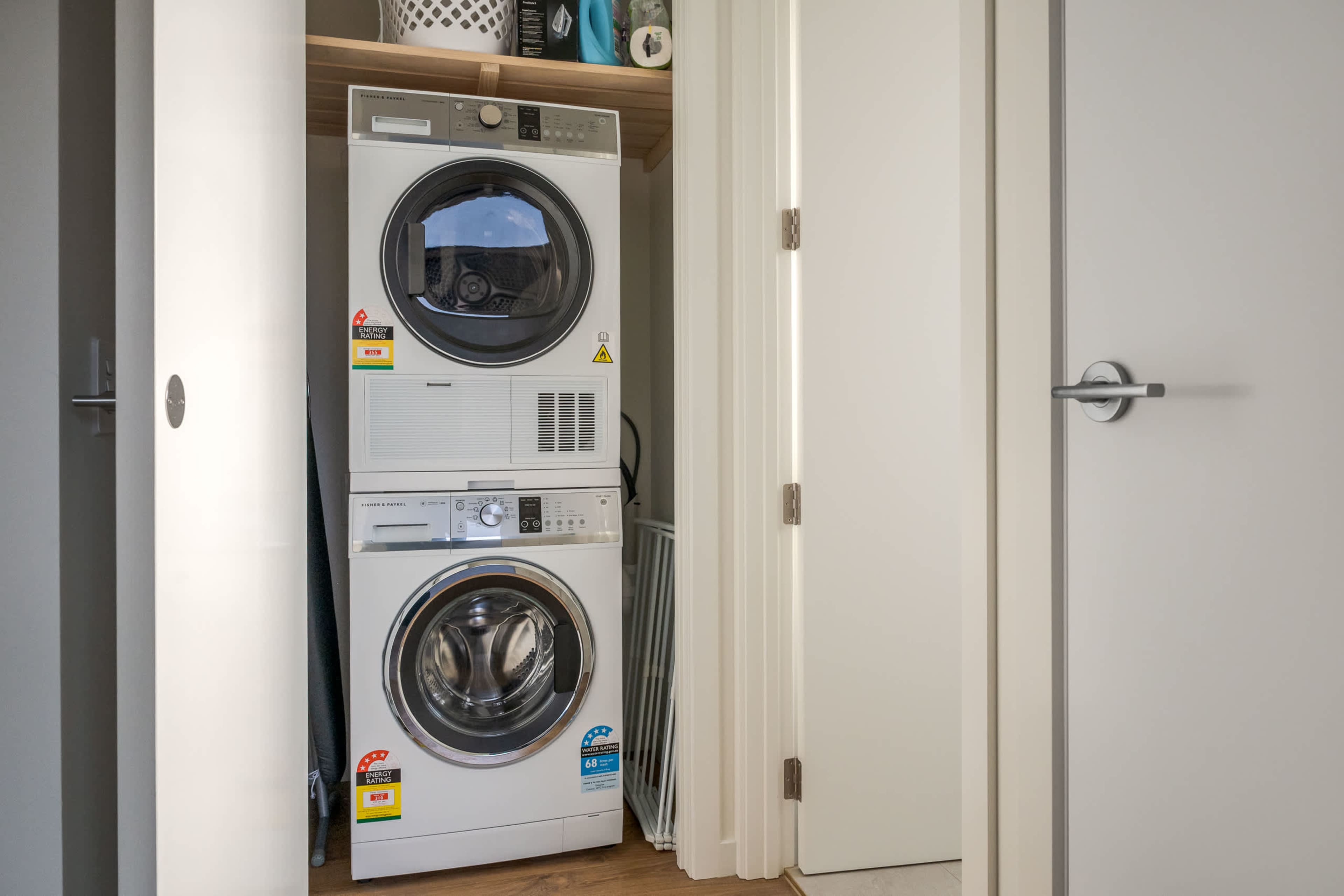A well-equipped laundry, tucked neatly away for effortless, longer self-catered stays.