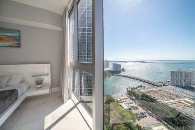 View of the water and Brickell