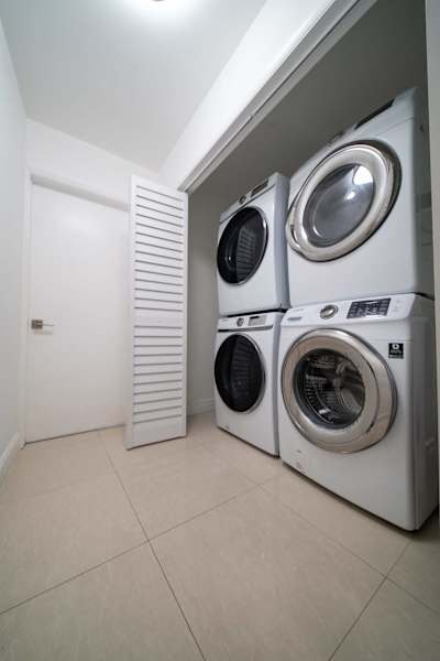 Washer and dryer, we also provide the detergent