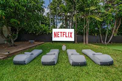 Outdoor movie theatre