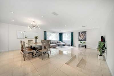 Open floor layout