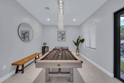 Billiard room