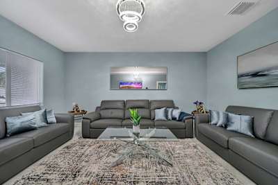 Living room with sleepers also