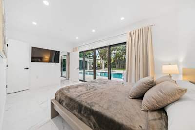 And gorgeous view of the pool
