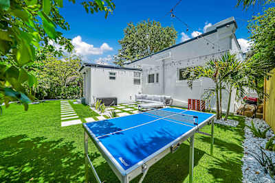 Whether you're a beginner or a champion, the ping pong table is always a hit