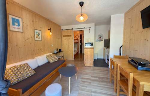 Chaleureux appartement au coeur des Deux Alpes avec Vue sur la Montagne — photo 4