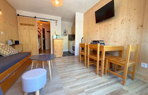 Chaleureux appartement au coeur des Deux Alpes avec Vue sur la Montagne — photo 3