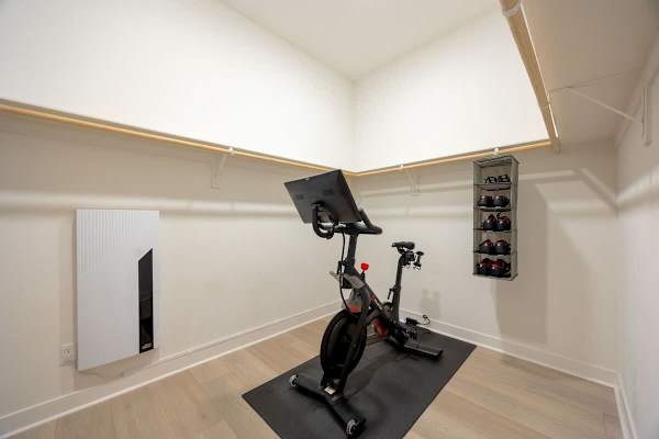 Your own private Spin those vacation calories away!